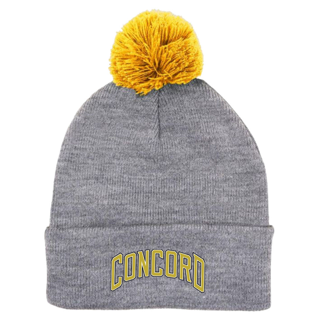 Puff Ball Beanie (Customized) - Concord HS