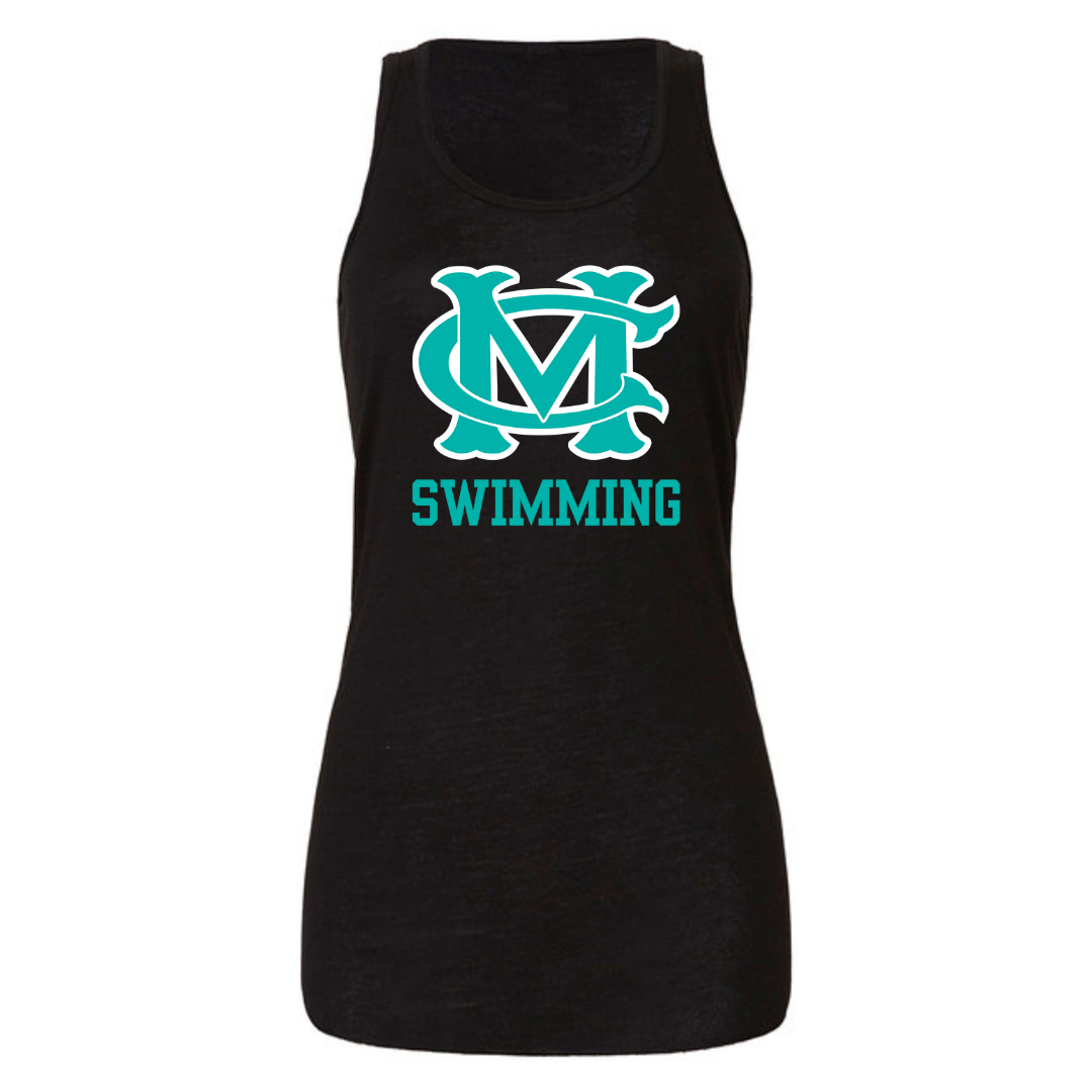 Ladies Racerback Flowy Tank (Customoized) - Cox Mill