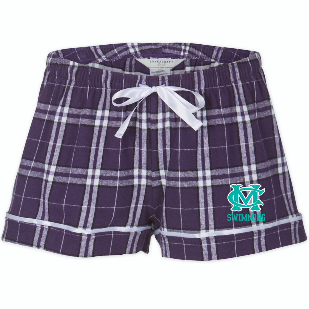 Boxercraft Women's Flannel Short (Customized) - Cox Mill