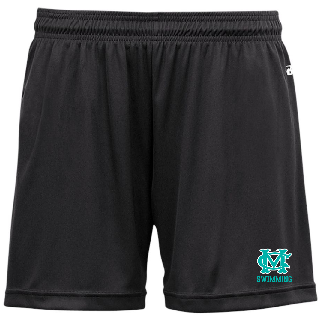 Unisex B-Core 5" Pocketed Shorts (Customized) - Cox Mill