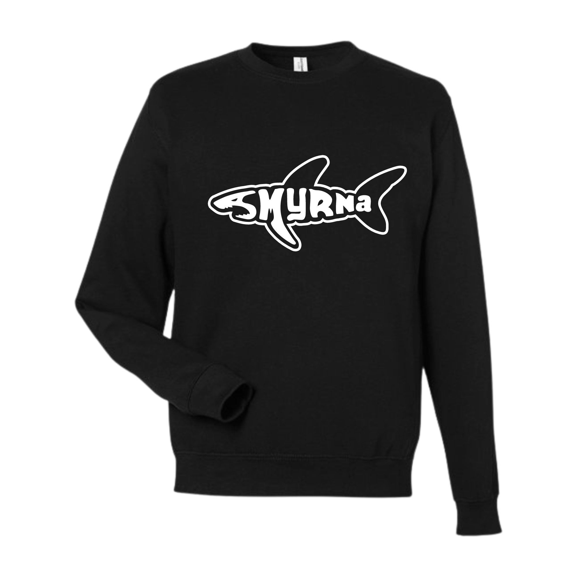 Medium Weight Unisex Crewneck Sweatshirt (Customized) - Smyrna Sharks
