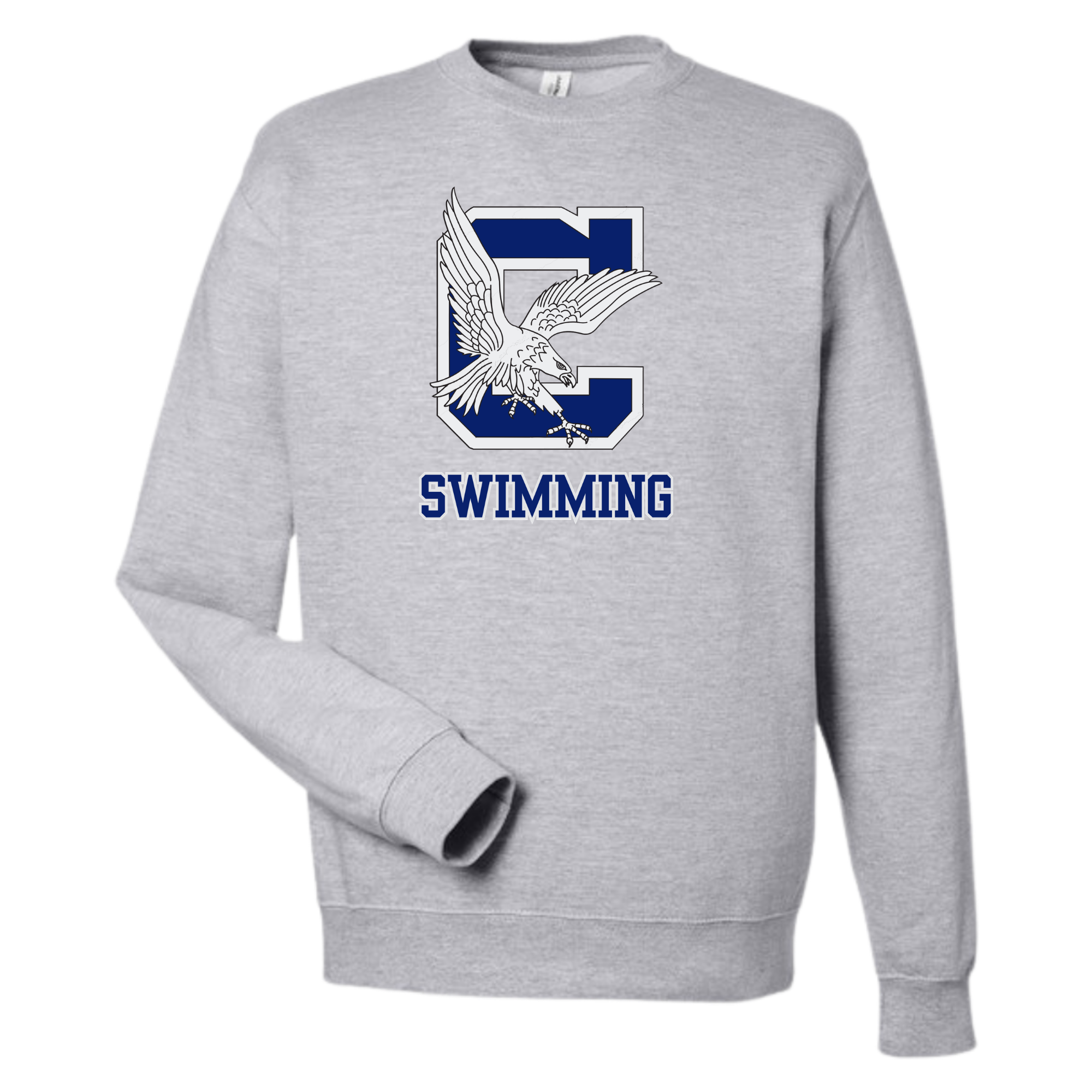 Medium Weight Unisex Crew Neck Sweatshirt (Customized) - Clover High School