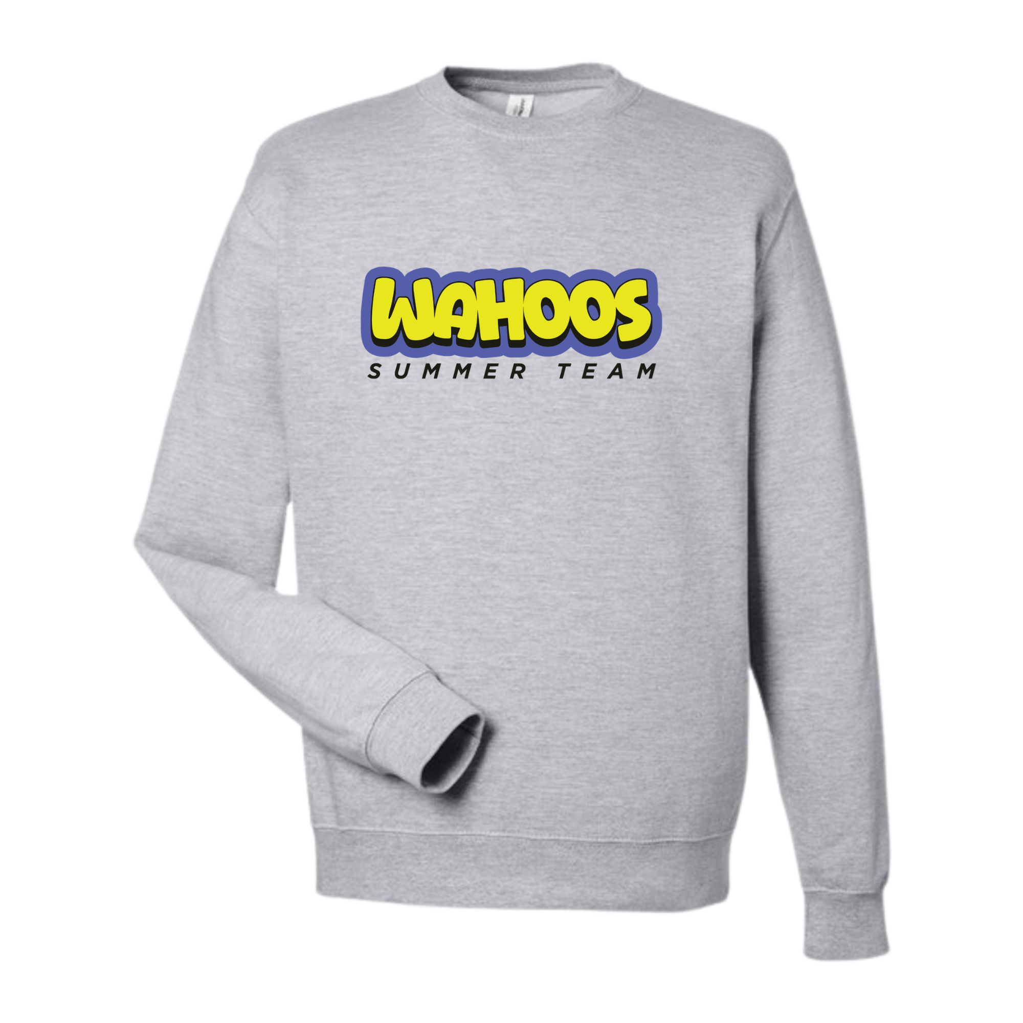 Medium Weight Unisex Crew Neck Sweatshirt (Customized) - Wahoos Summer Team
