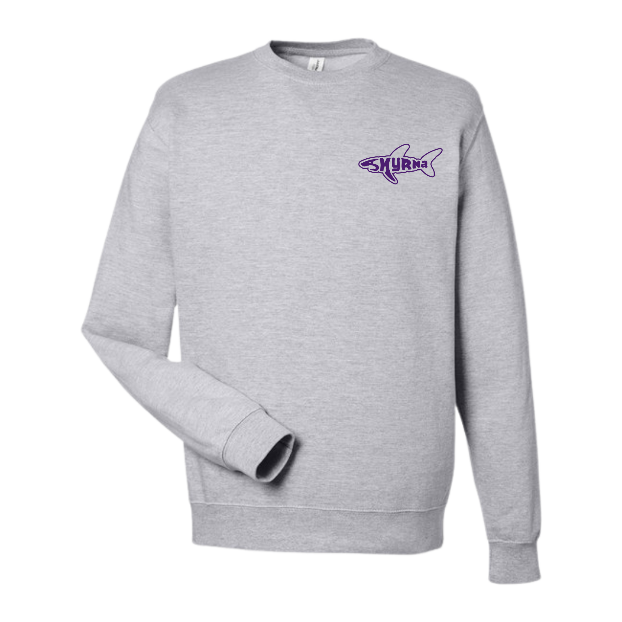 Medium Weight Unisex Crewneck Sweatshirt (Customized) - Smyrna Sharks
