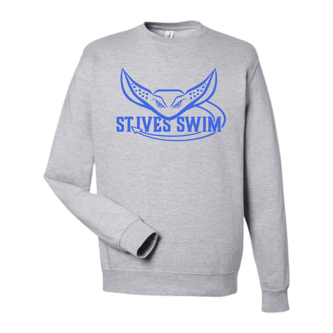 Medium Weight Unisex Crewneck Sweatshirt (Customized) - St Ives Swim
