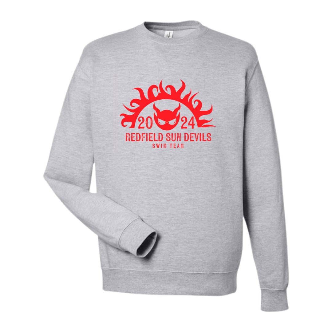 Medium Weight Unisex Crewneck Sweatshirt (Customized) - Redfield