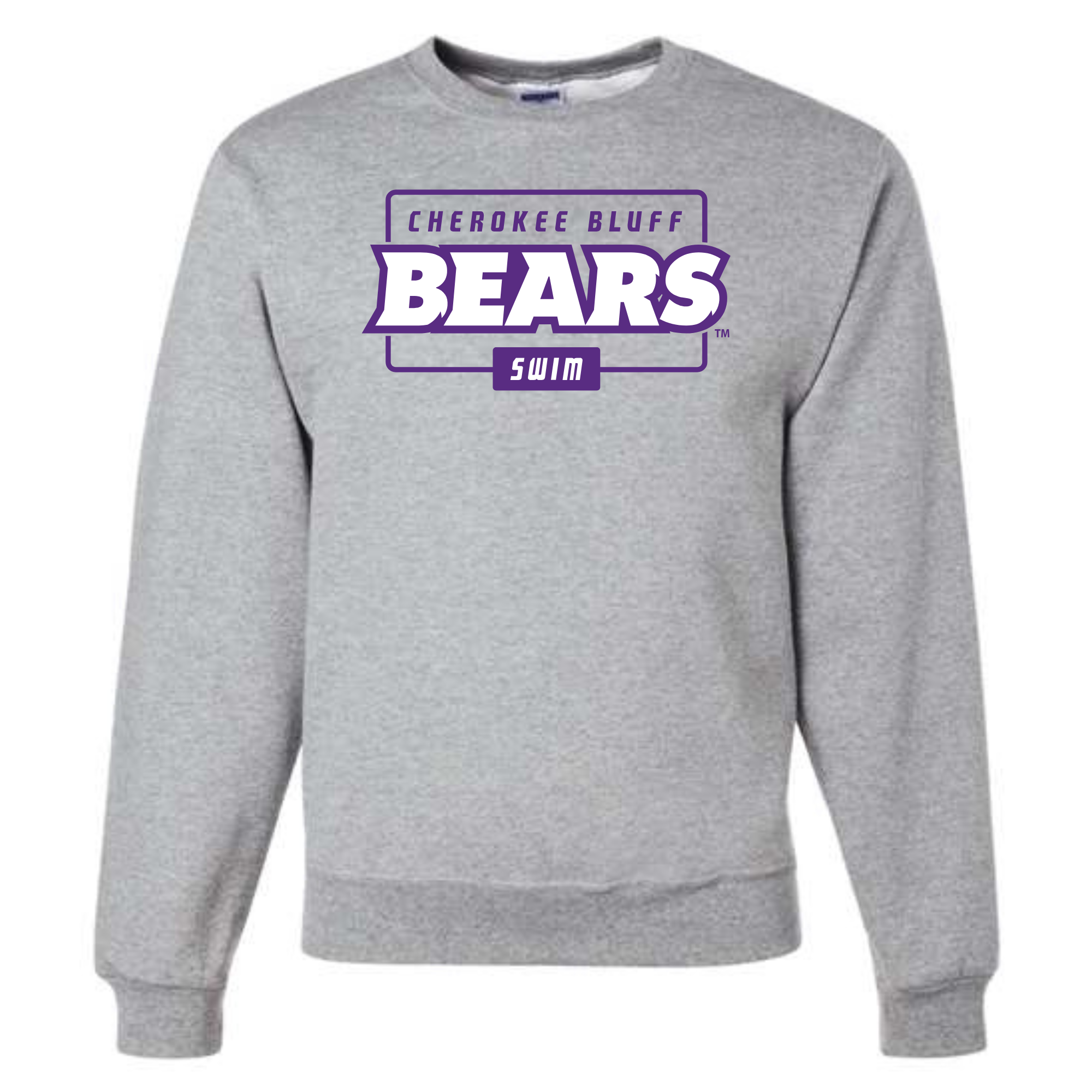 Fleece Crew Neck Sweatshirt (Customized) - Cherokee Bluff