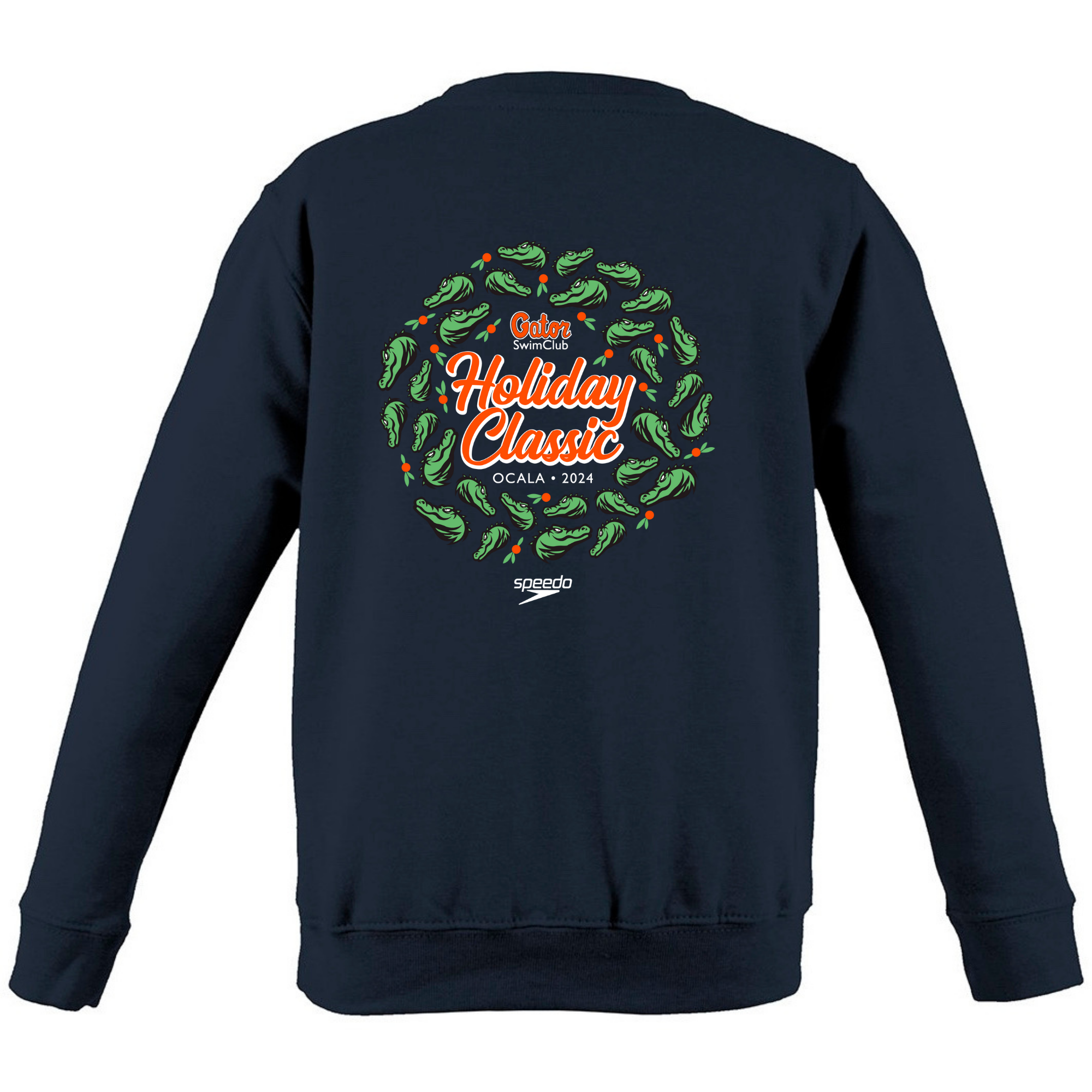 Fleece Crew Neck Sweatshirt (Customized two sides) - 2024 Speedo Holiday Classic