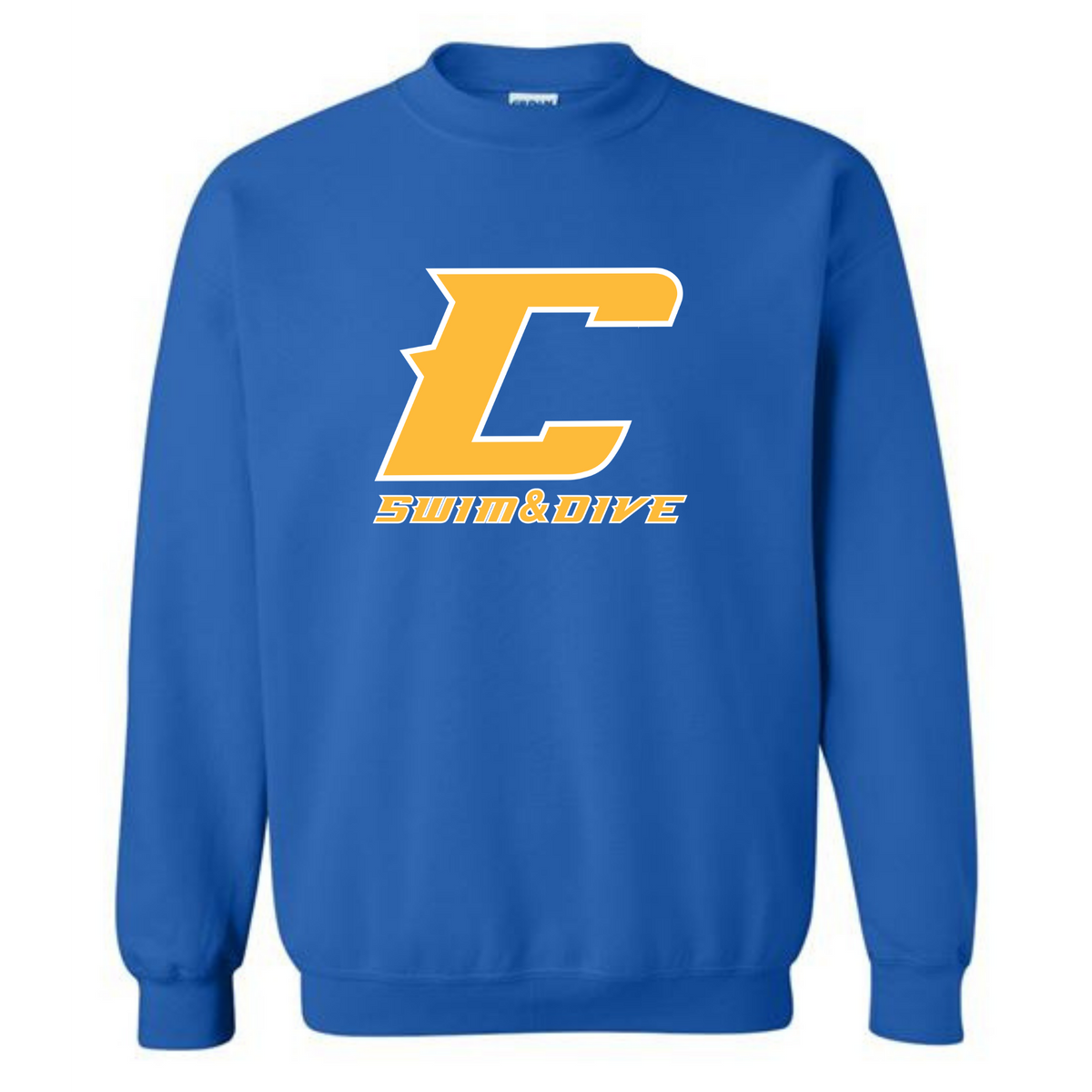 Medium Weight Unisex Crew Neck Sweatshirt (Heat Pressed) - Chattahoochee HS