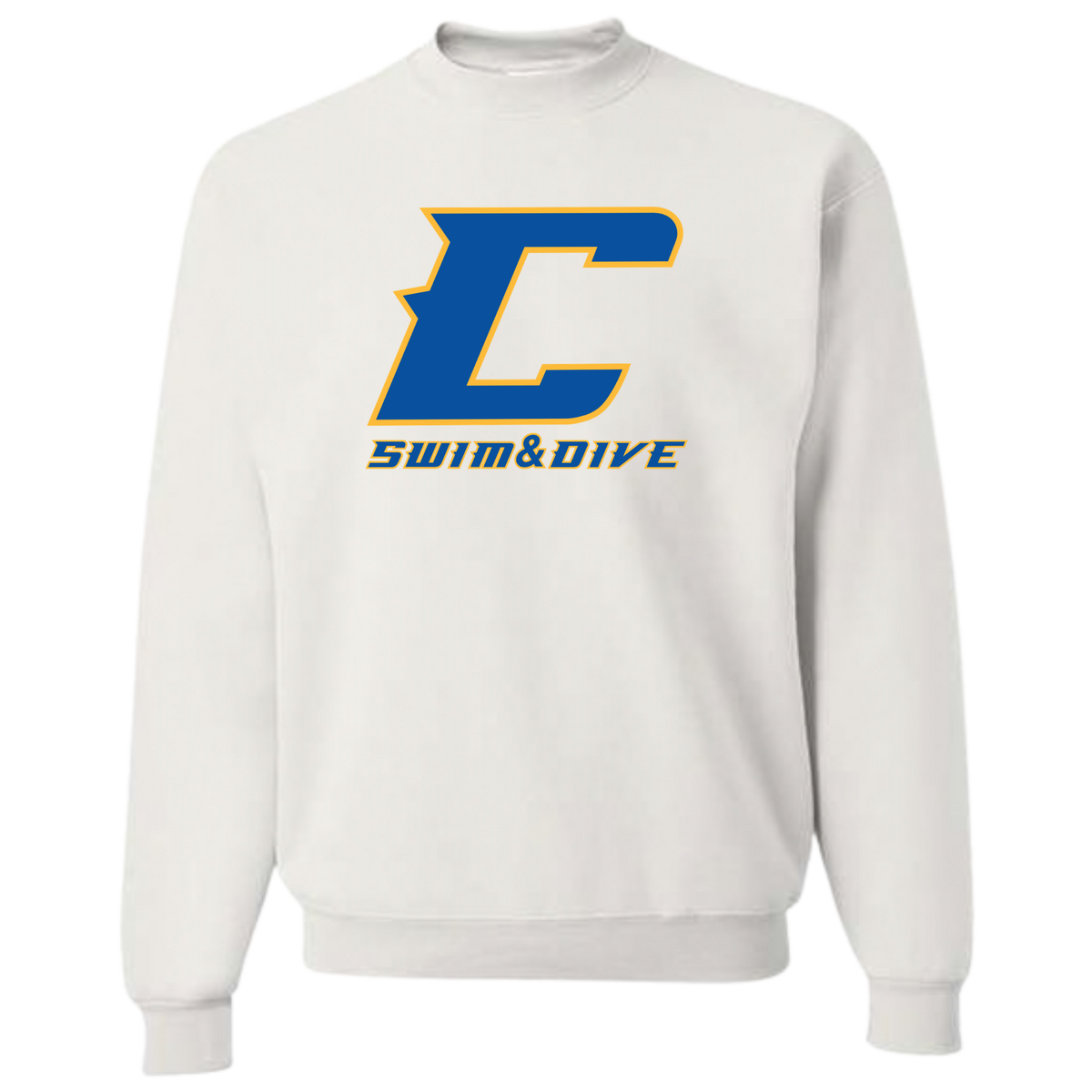 Medium Weight Unisex Crew Neck Sweatshirt (Heat Pressed) - Chattahoochee HS