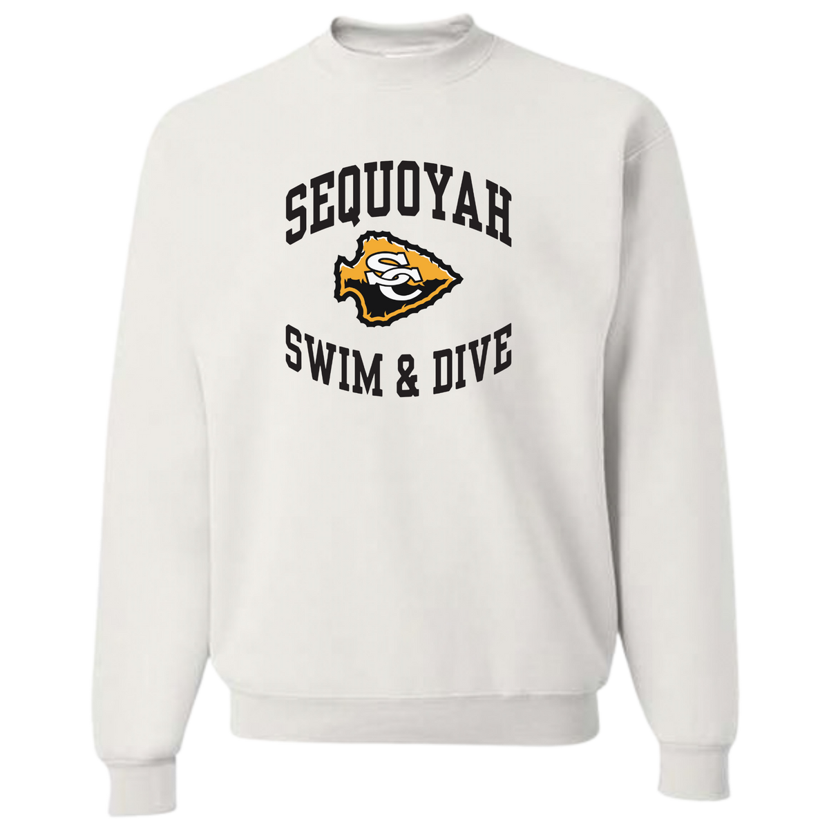 Medium Weight Unisex Crew Neck Sweatshirt (Customized) - Sequoyah High School