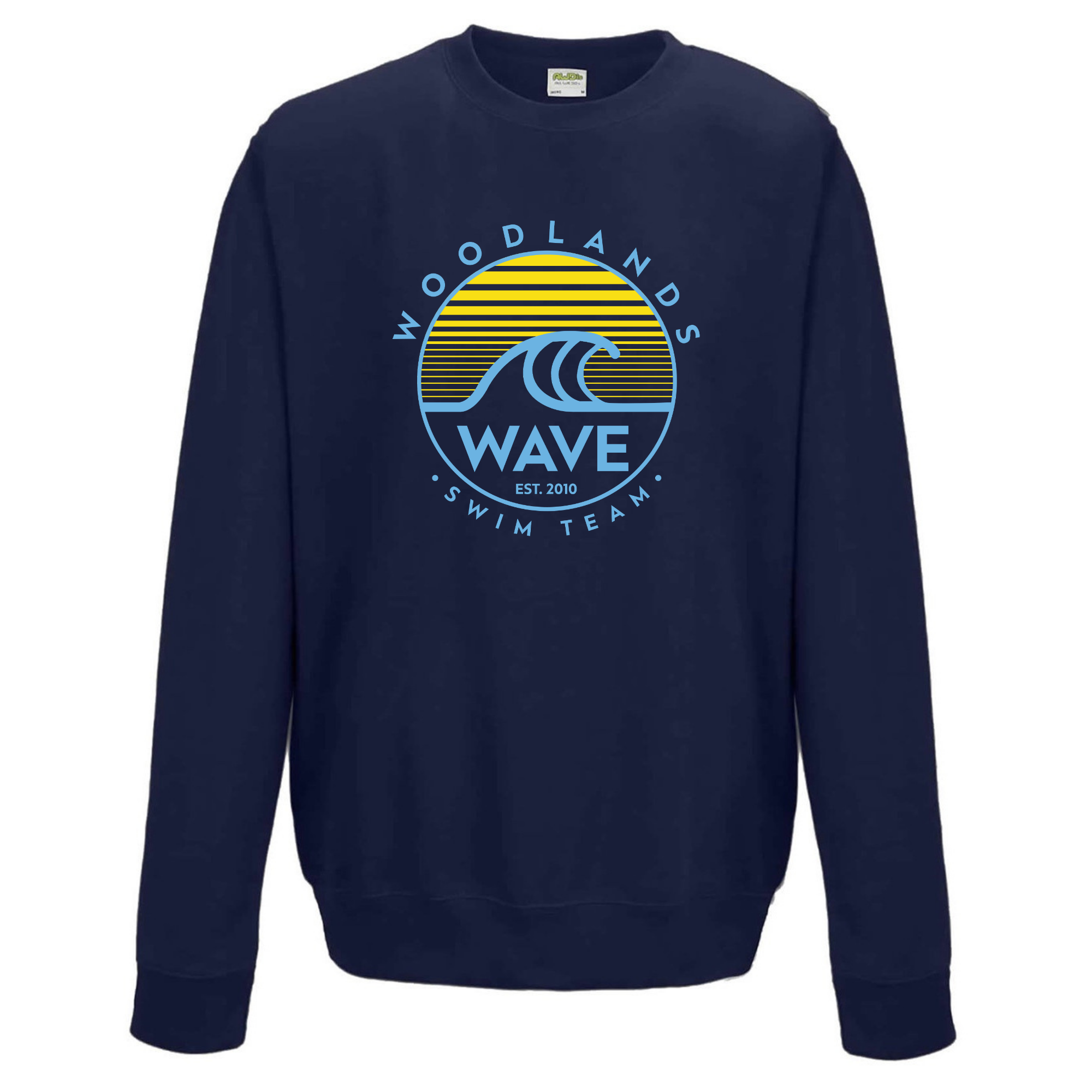 Medium Weight Unisex Crew Neck Sweatshirt (Customized) - Woodlands Wave