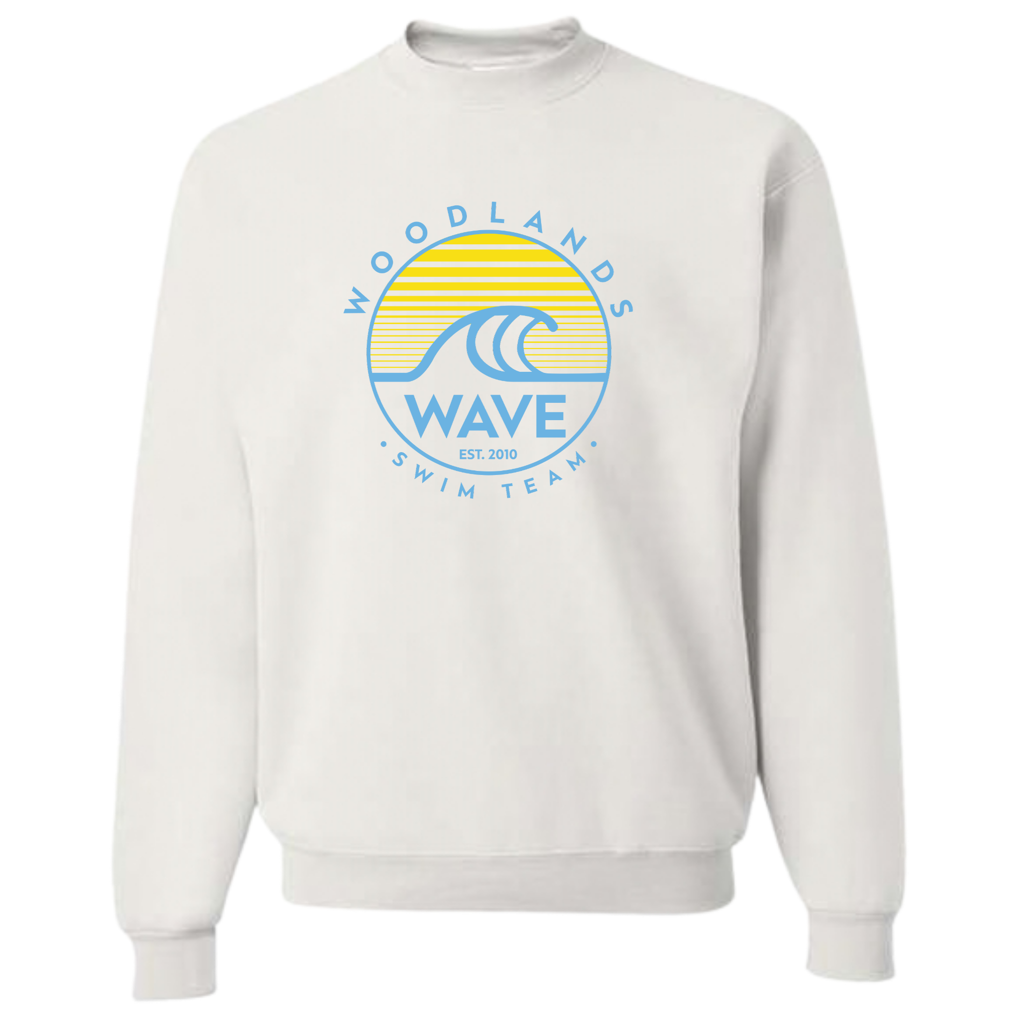 Medium Weight Unisex Crew Neck Sweatshirt (Customized) - Woodlands Wave
