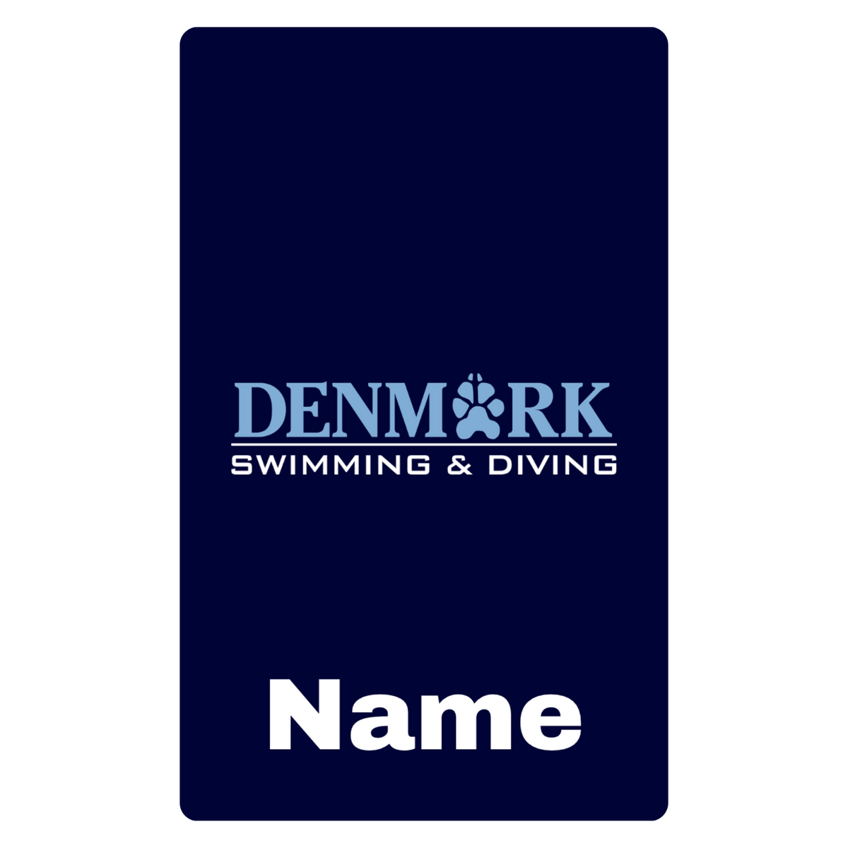 Aluminum Bag Tag (Customized) - Denmark