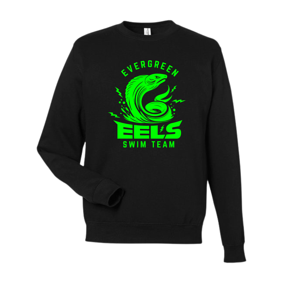 Medium Weight Unisex Crewneck Sweatshirt (Customized) - Evergreen Eels