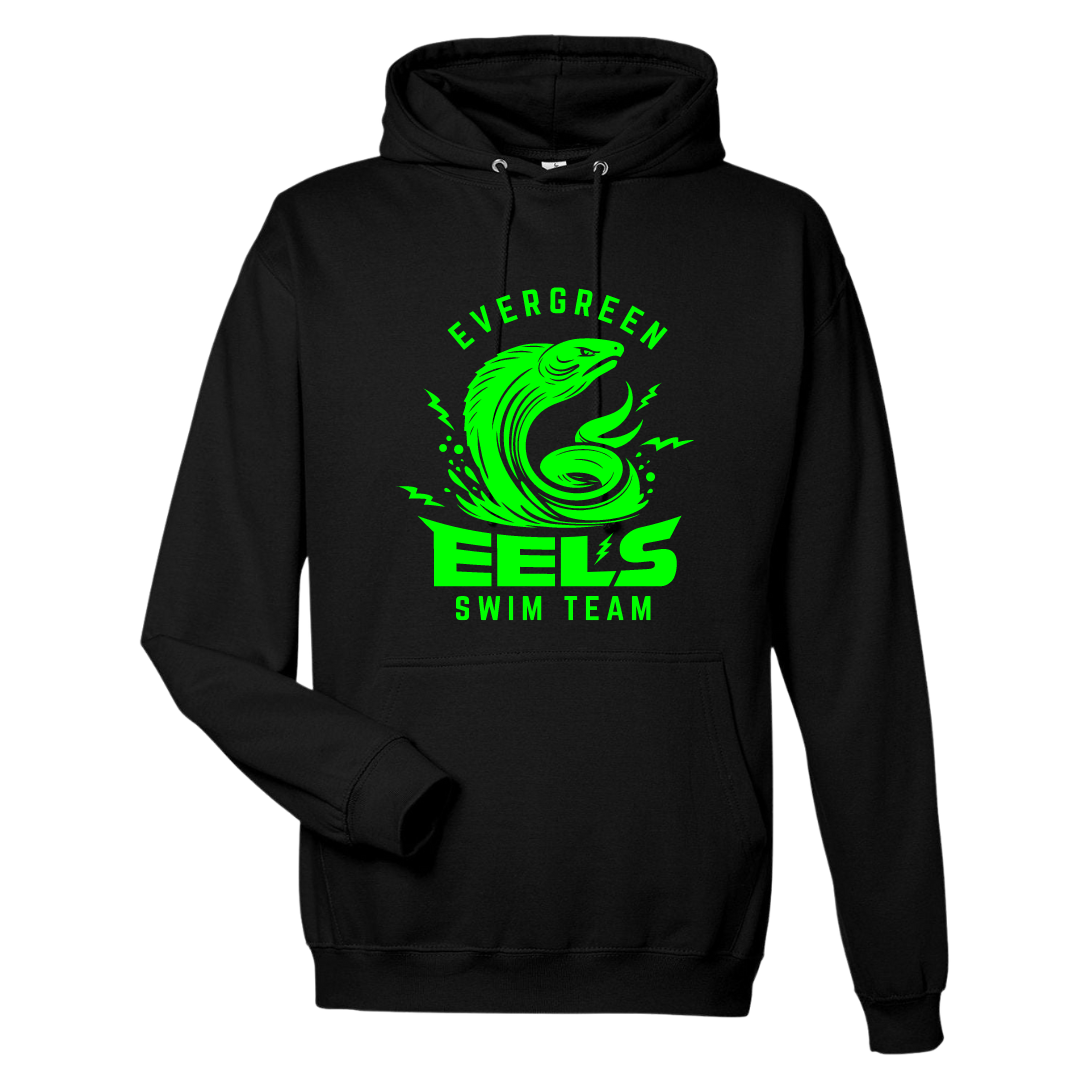 Medium Weight Unisex Hooded Sweatshirt (Customized) - Evergreen Eels