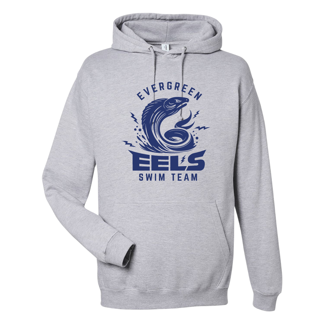 Medium Weight Unisex Hooded Sweatshirt (Customized) - Evergreen Eels