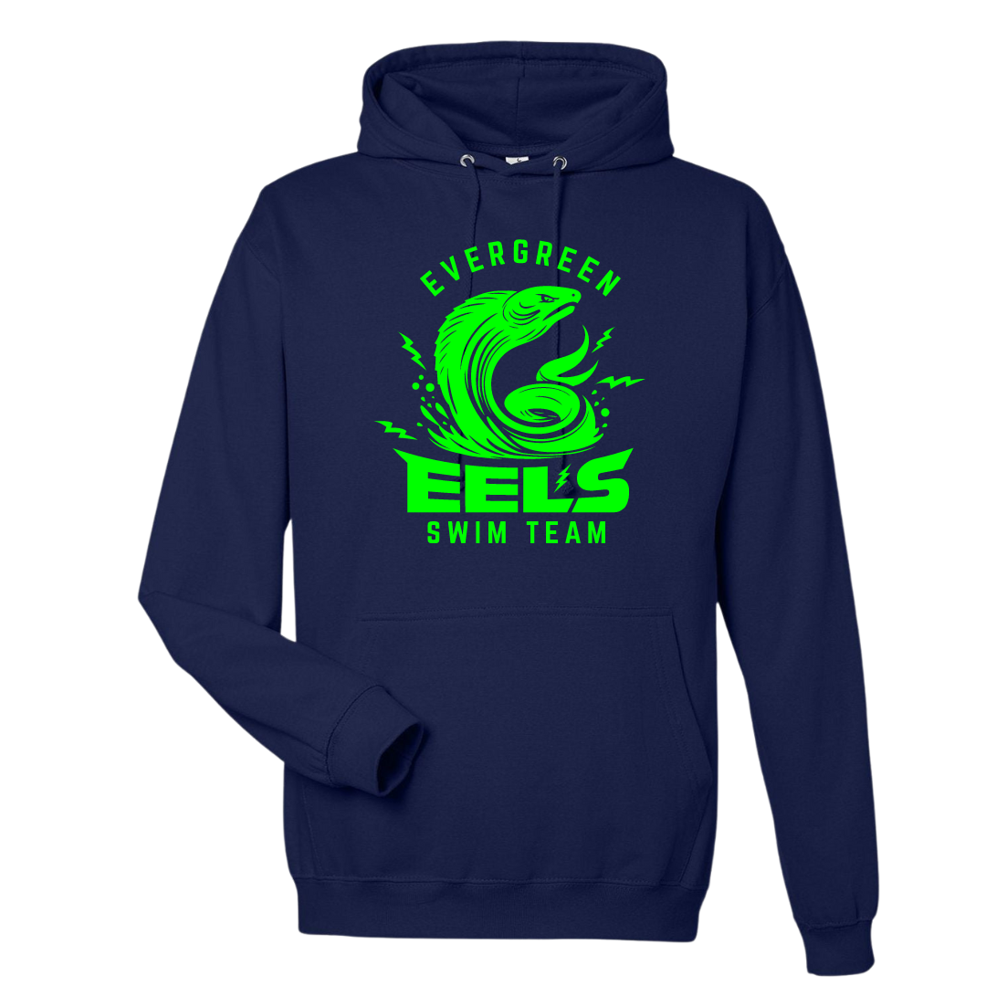 Medium Weight Unisex Hooded Sweatshirt (Customized) - Evergreen Eels