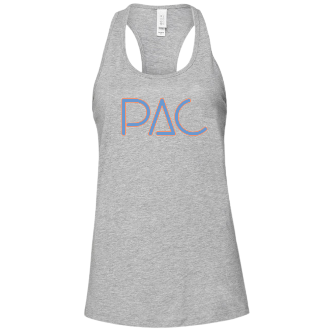 Ladies' Racer Back Tank (Customized) - Peachtree Aquatic Club