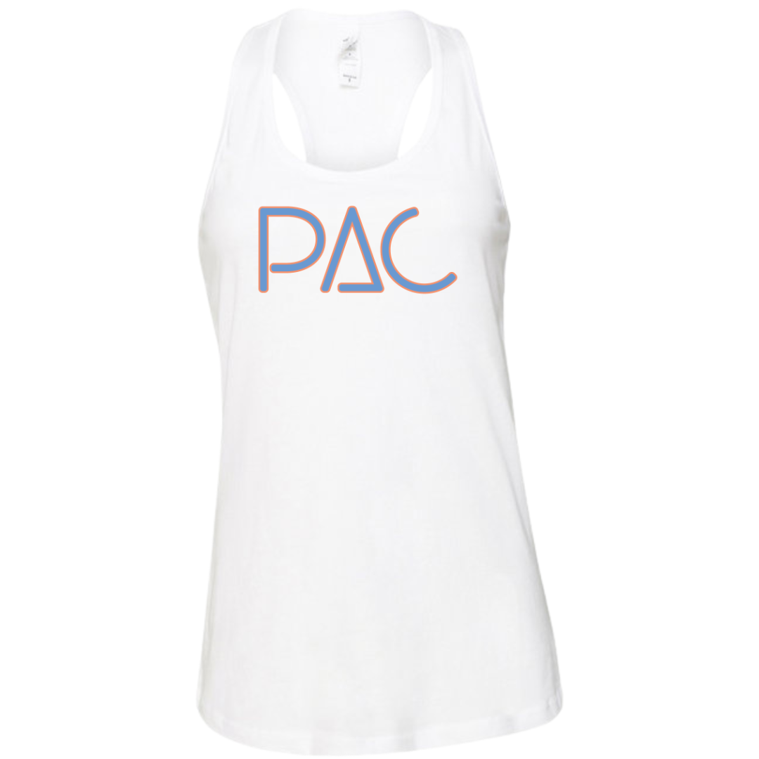 Ladies' Racer Back Tank (Customized) - Peachtree Aquatic Club