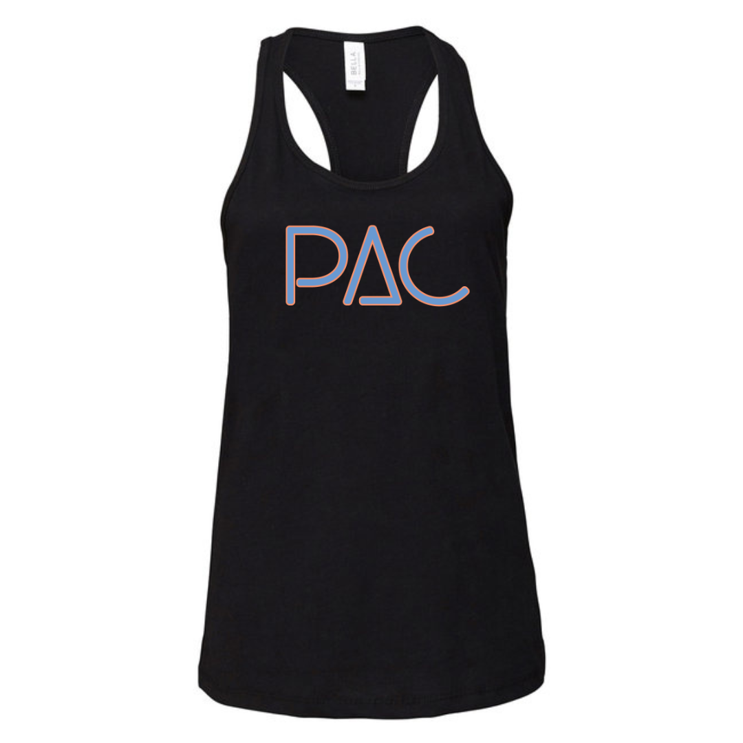 Ladies' Racer Back Tank (Customized) - Peachtree Aquatic Club