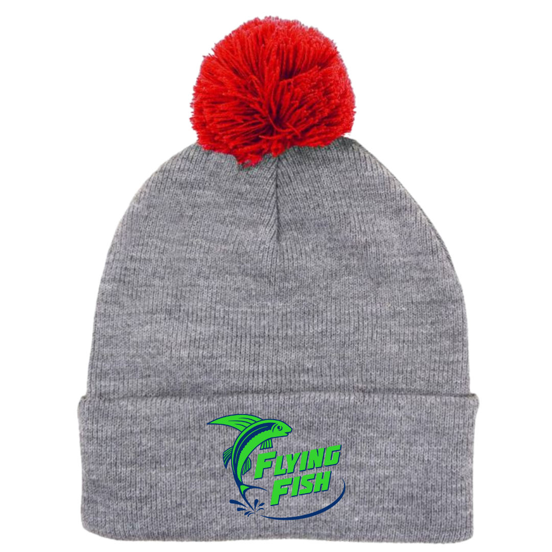 Puff Ball Beanie (Customized) - Fields Club