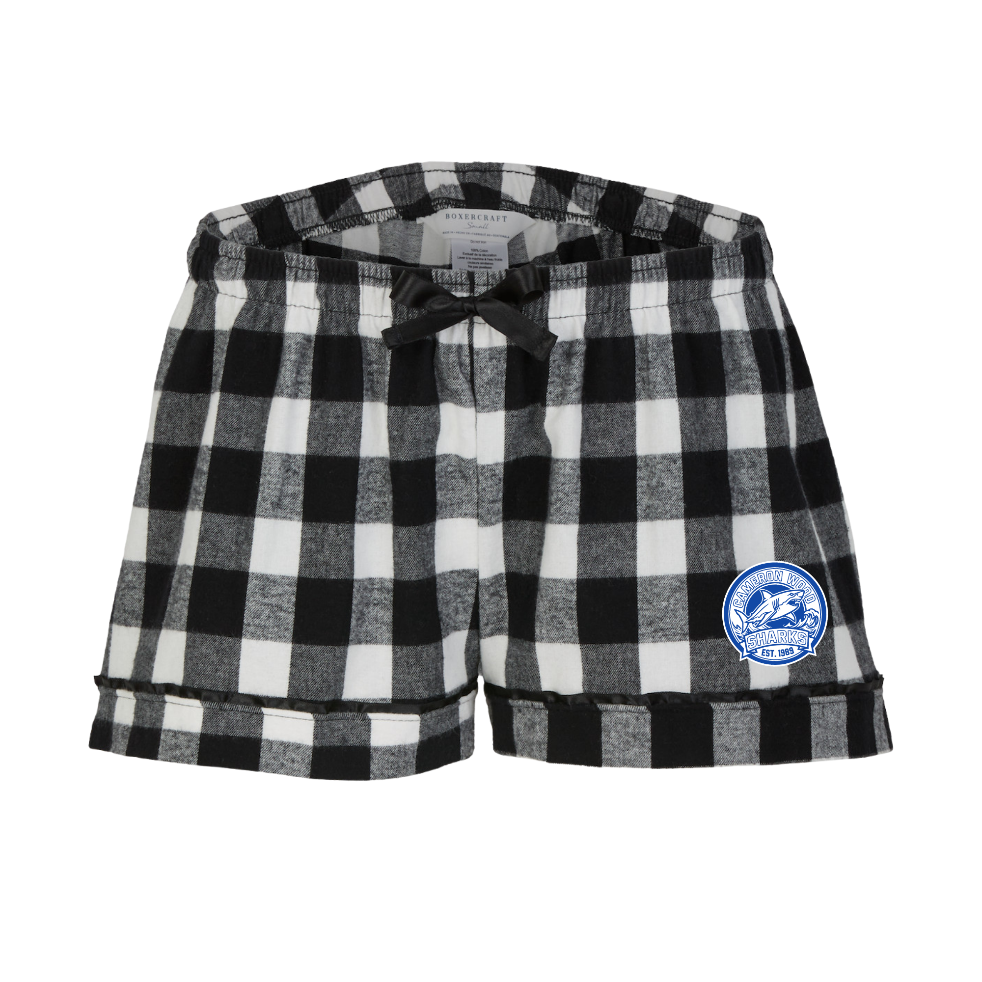 Boxercraft Women's Flannel Short (Heat Press) - Cameron Wood