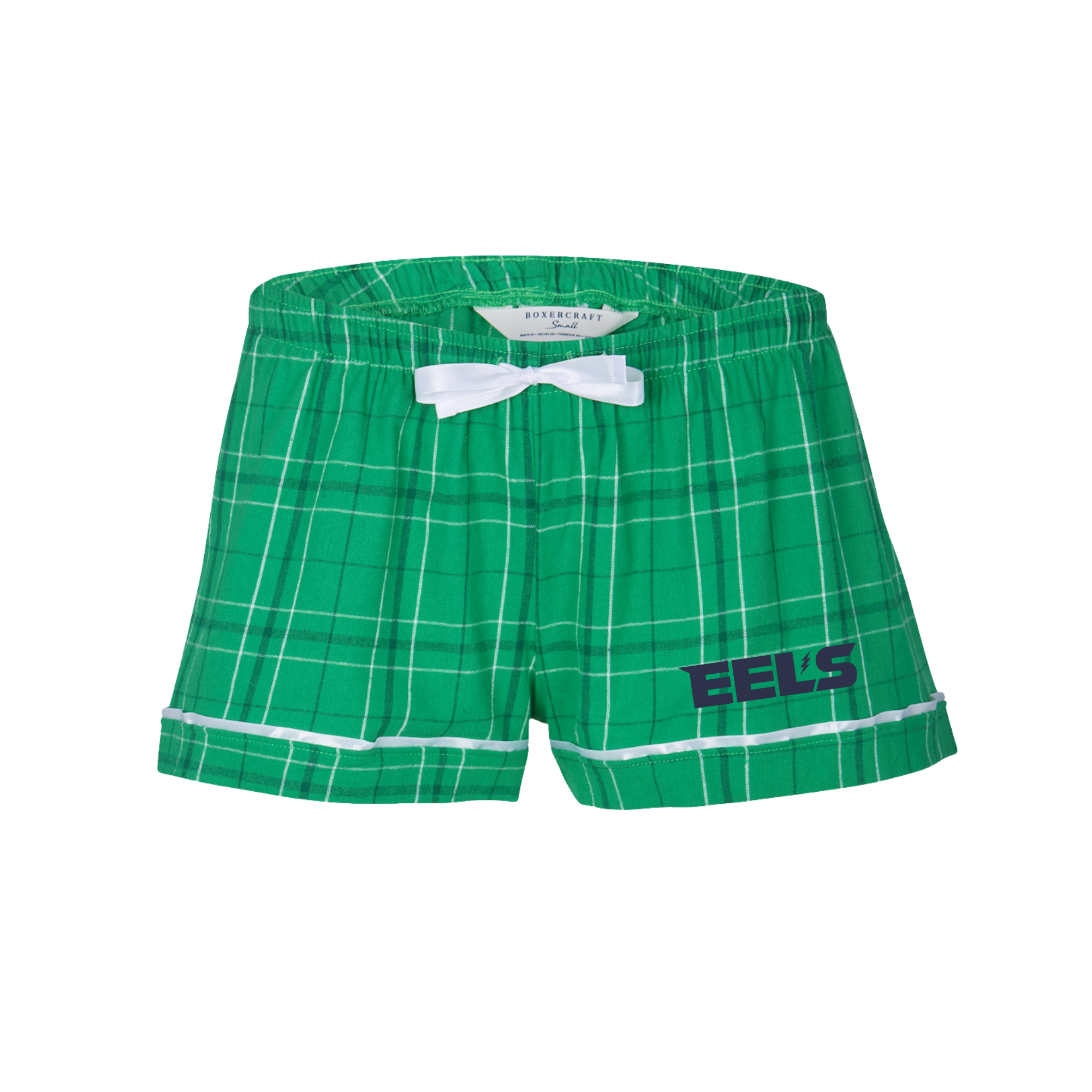 Boxercraft Women's Flannel Short (Customized) - Evergreen Eels