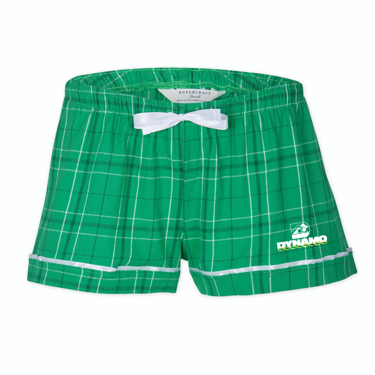 Boxercraft Women's Flannel Short (Heat Press) - Dynamo Swim Club