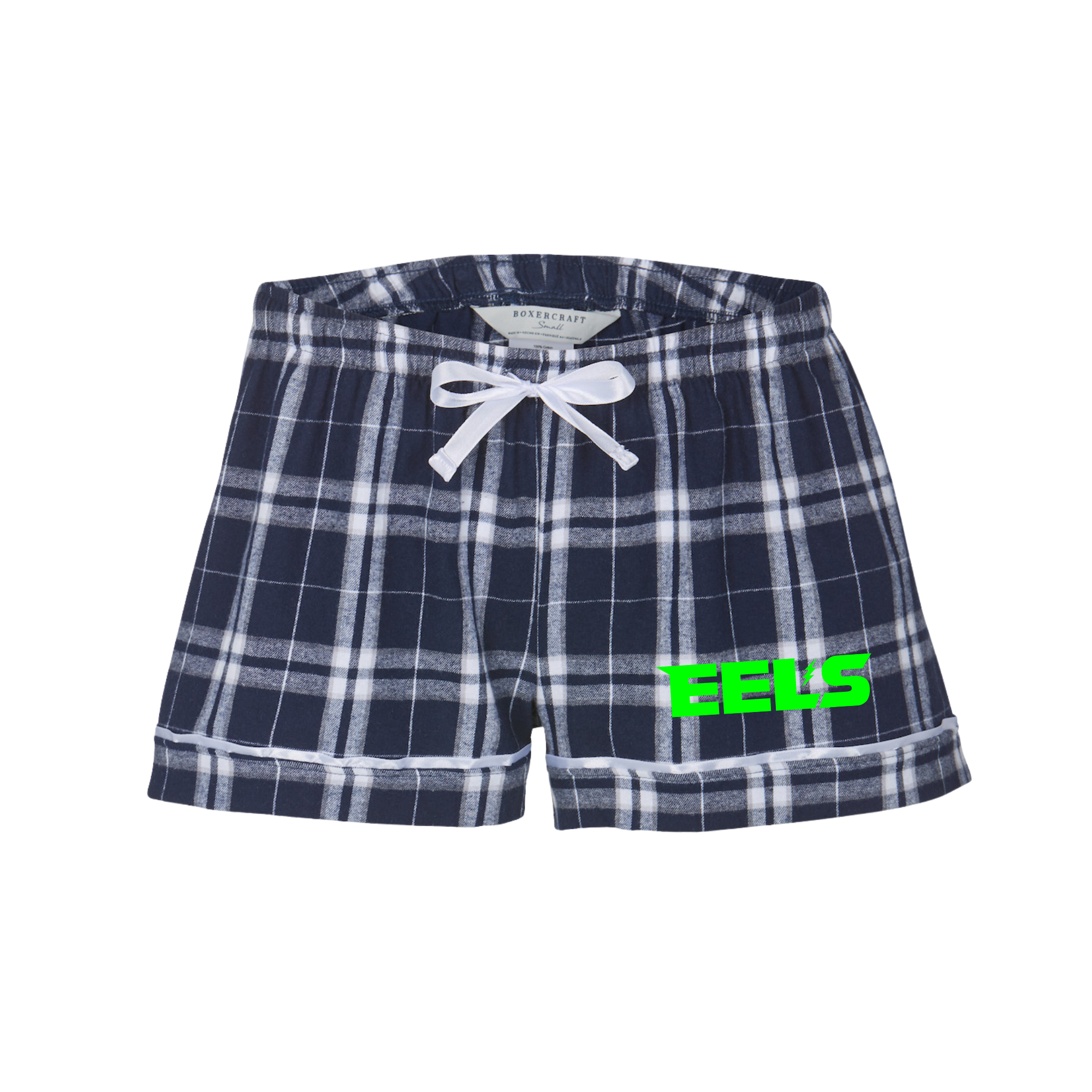 Boxercraft Women's Flannel Short (Customized) - Evergreen Eels