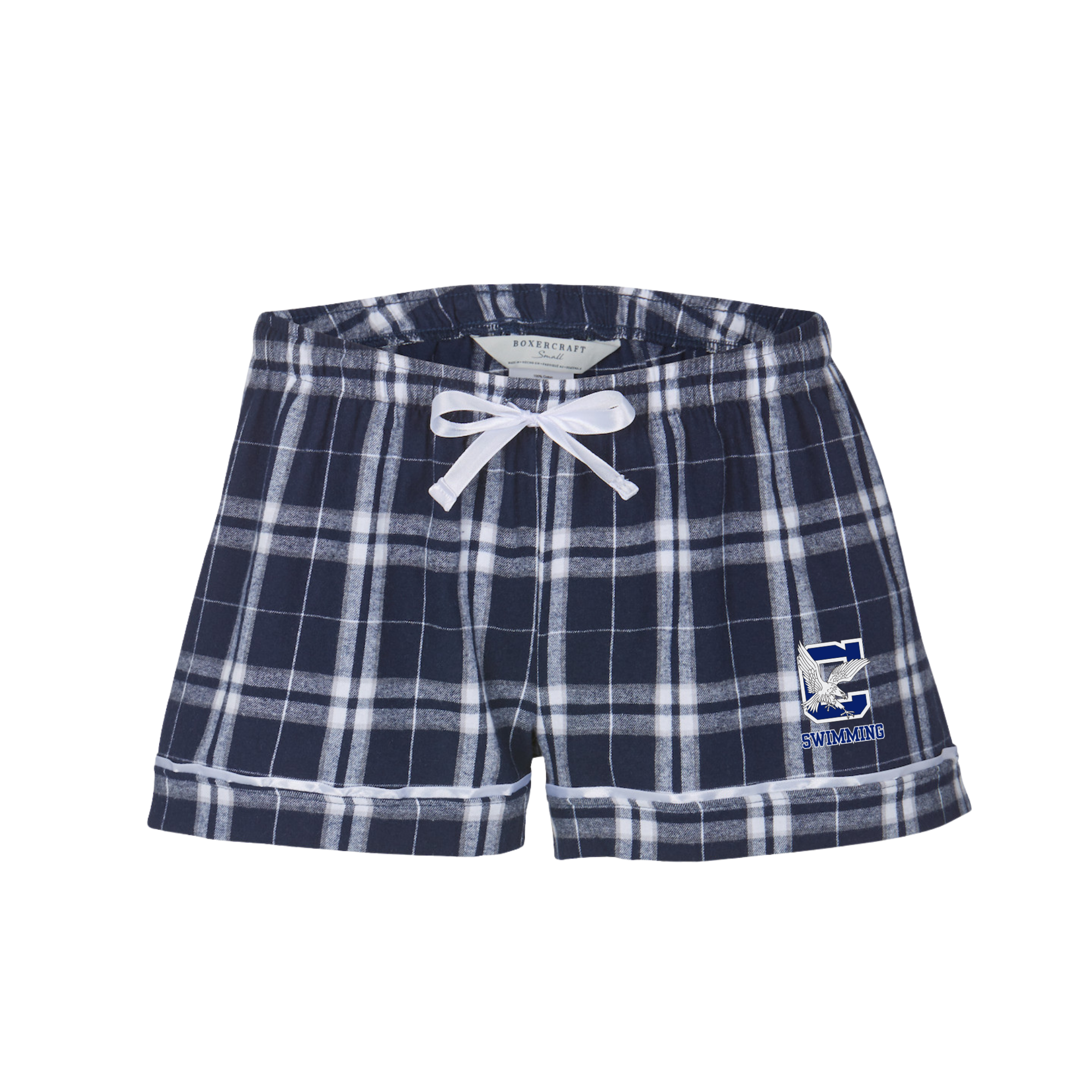 Boxercraft Women's Flannel Short (Heat Press) - Clover High School