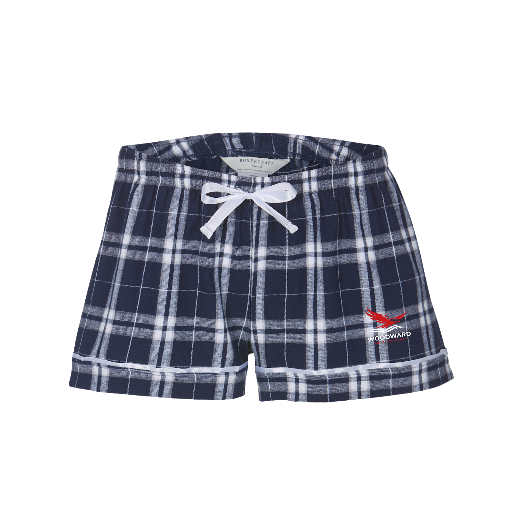 Boxercraft Women's Flannel Short (Heat Press) - Woodward Aquatics Club