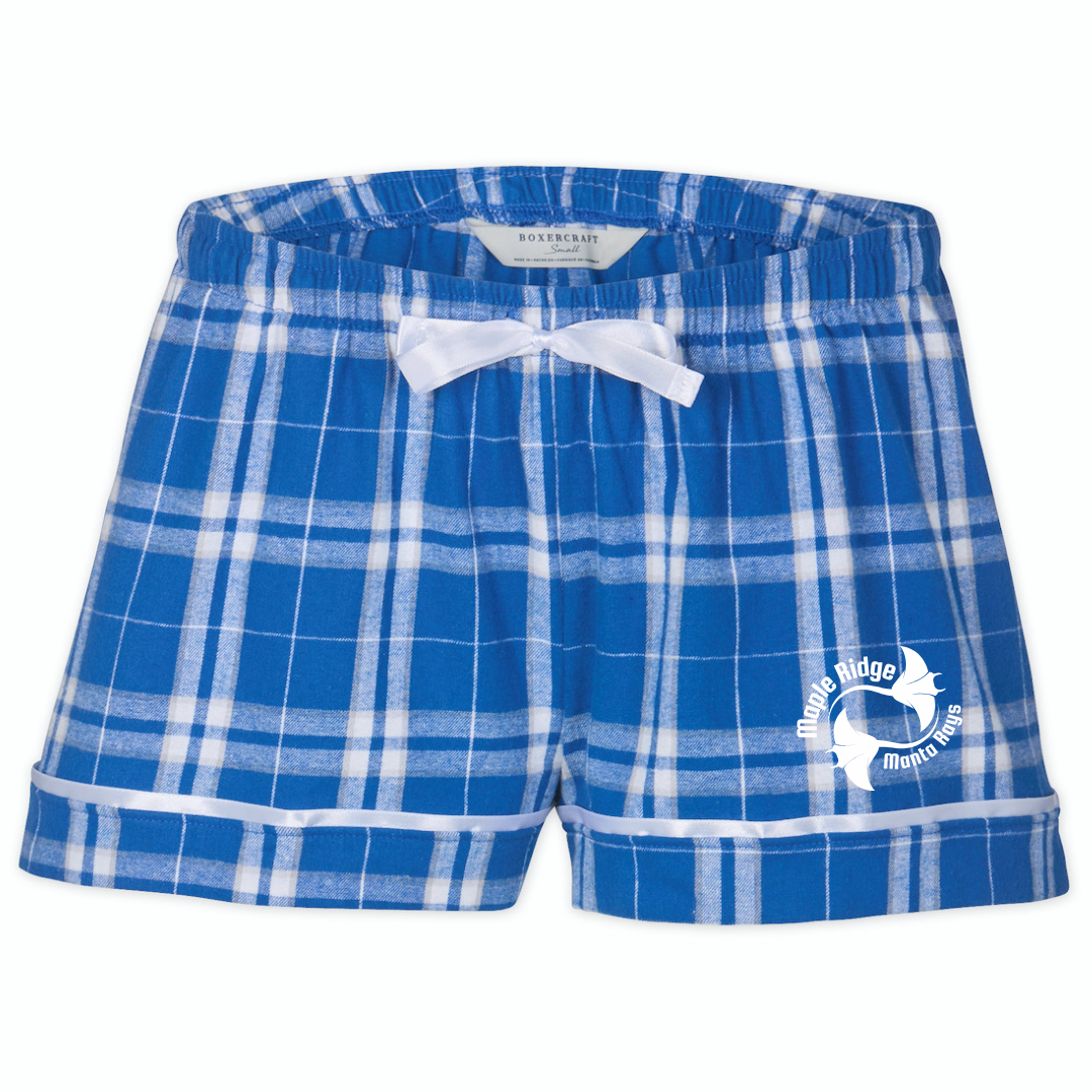 Boxercraft Women's Flannel Short - (Customized) - Maple Ridge