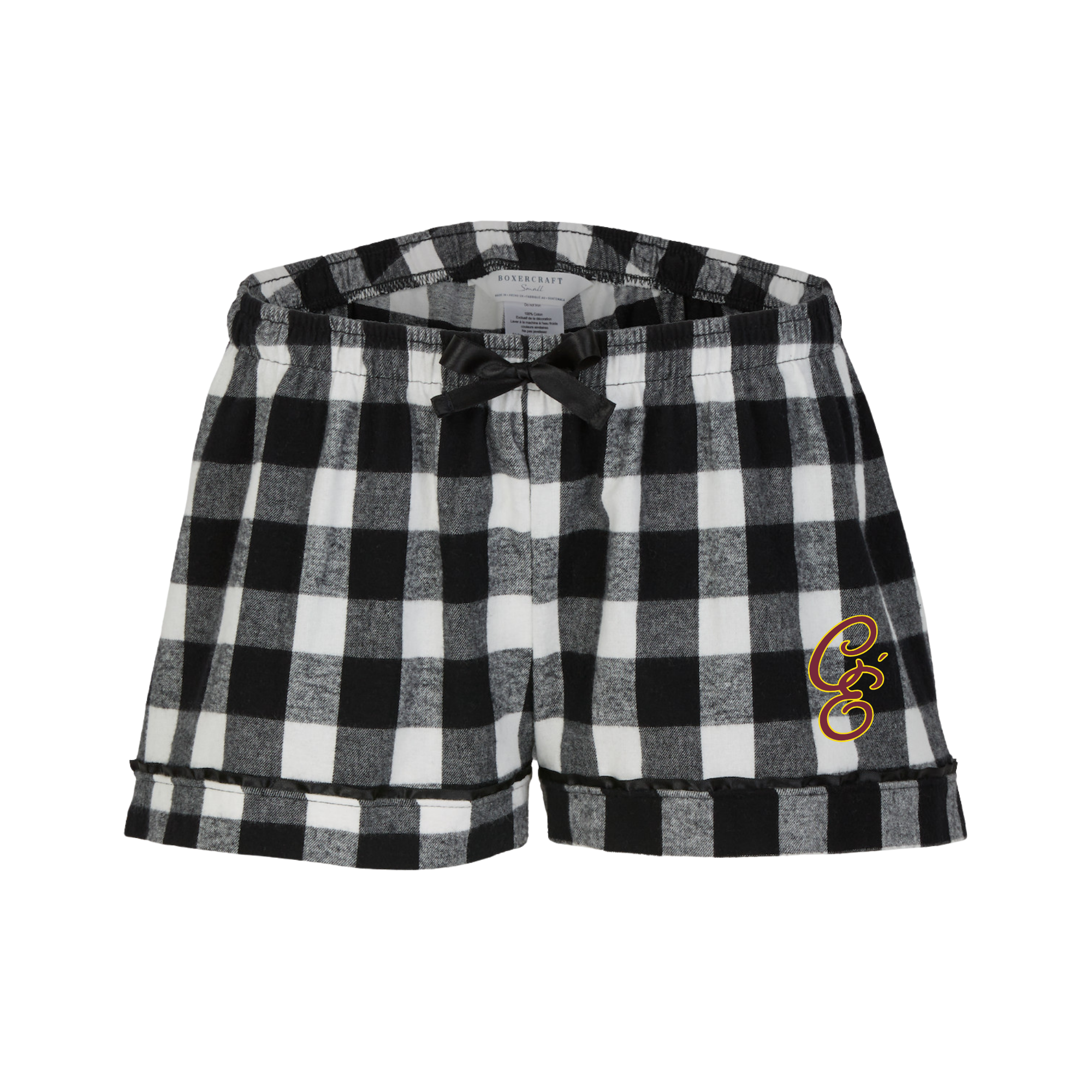 Boxercraft Women's Flannel Short (Heat Press) - Chateau Elan