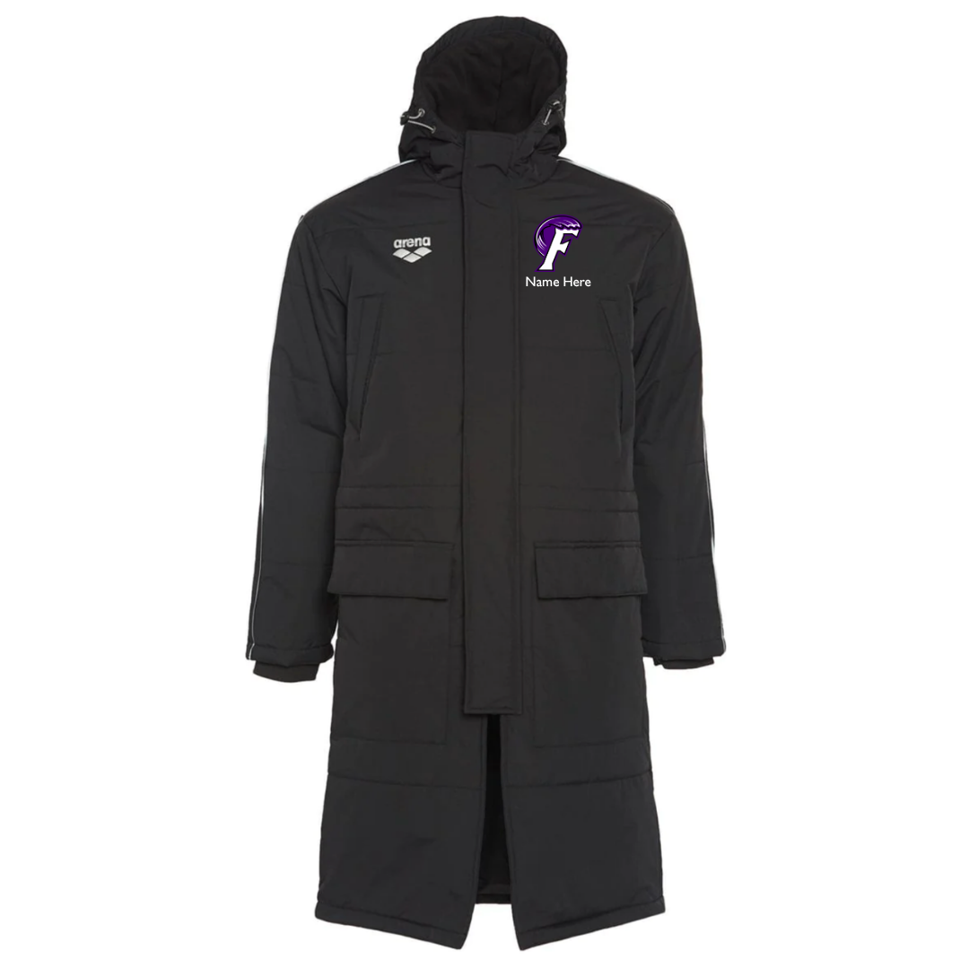 Arena Team Parka (Customized) - Fletcher Swim and Dive