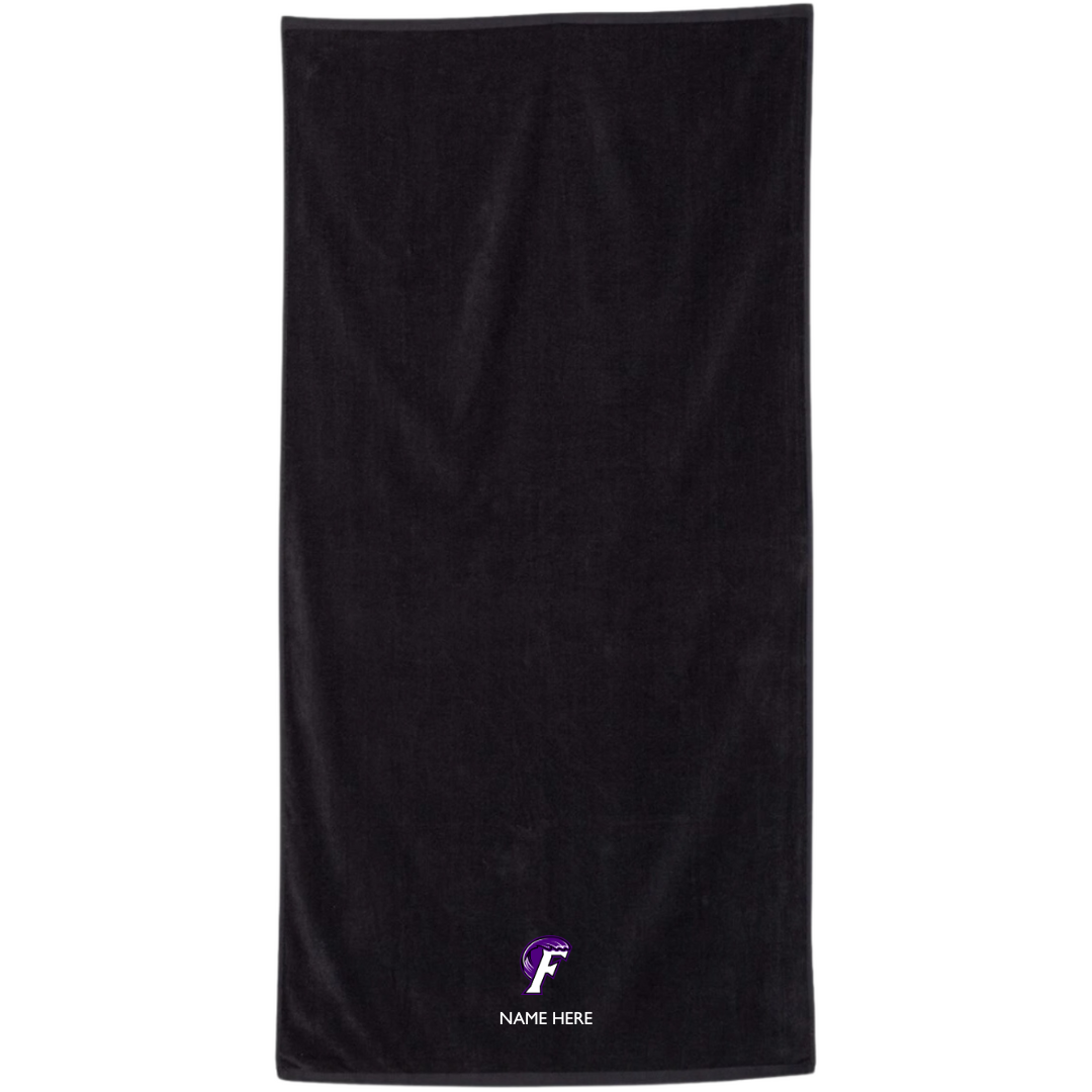 34" x 70" Velour Towel (Customized) - Fletcher Swim and Dive