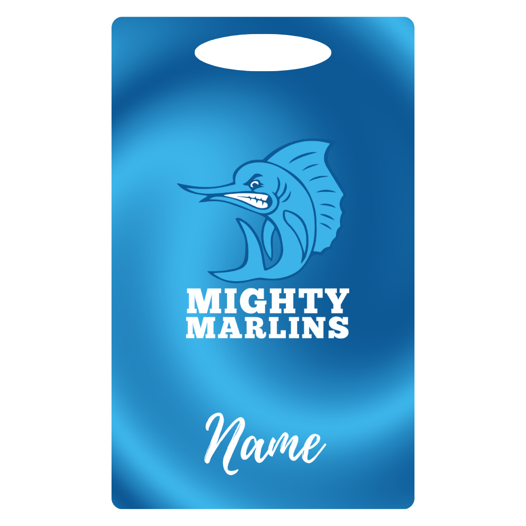 Aluminum Bag Tag (Customized) - Flowers Crossing