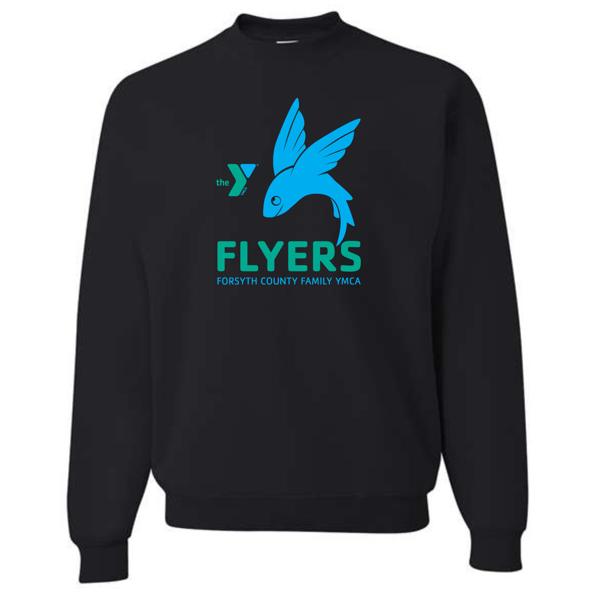 Fleece Crew Neck Sweatshirt (Customized) - Forsyth YMCA