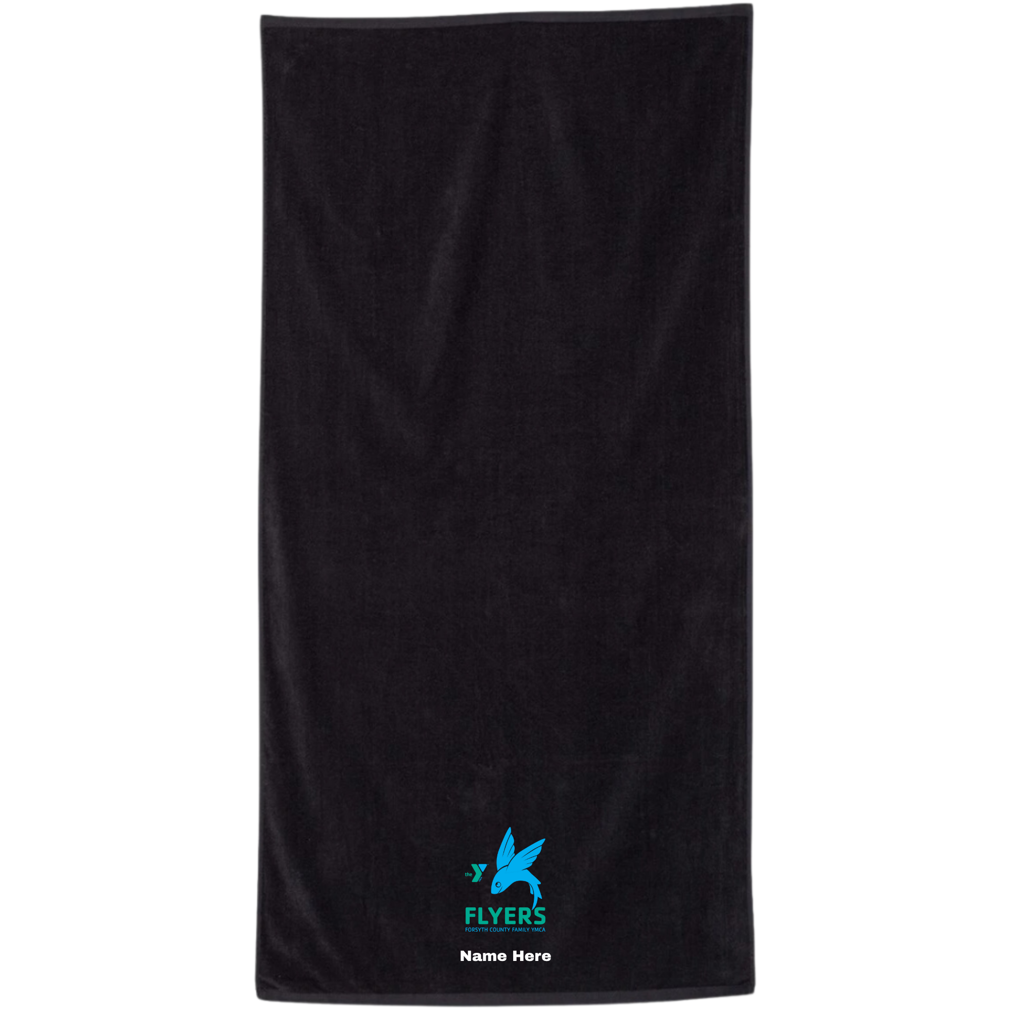 34" x 70" Velour Towel (Customized) - Forsyth YMCA