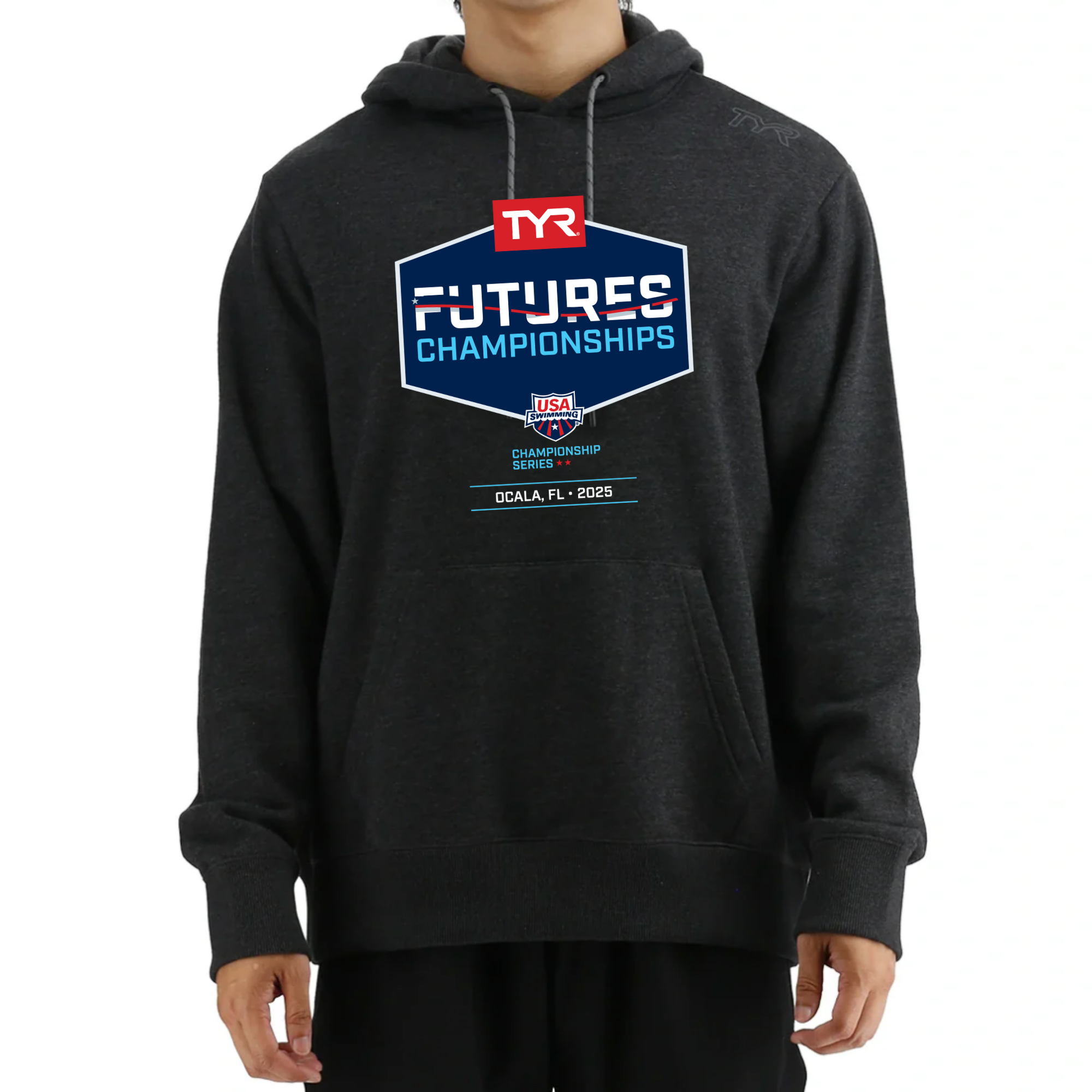 TYR Ultrasoft Hoodie (Customized) (Logo: Navy Background) - 2025 Futures Ocala
