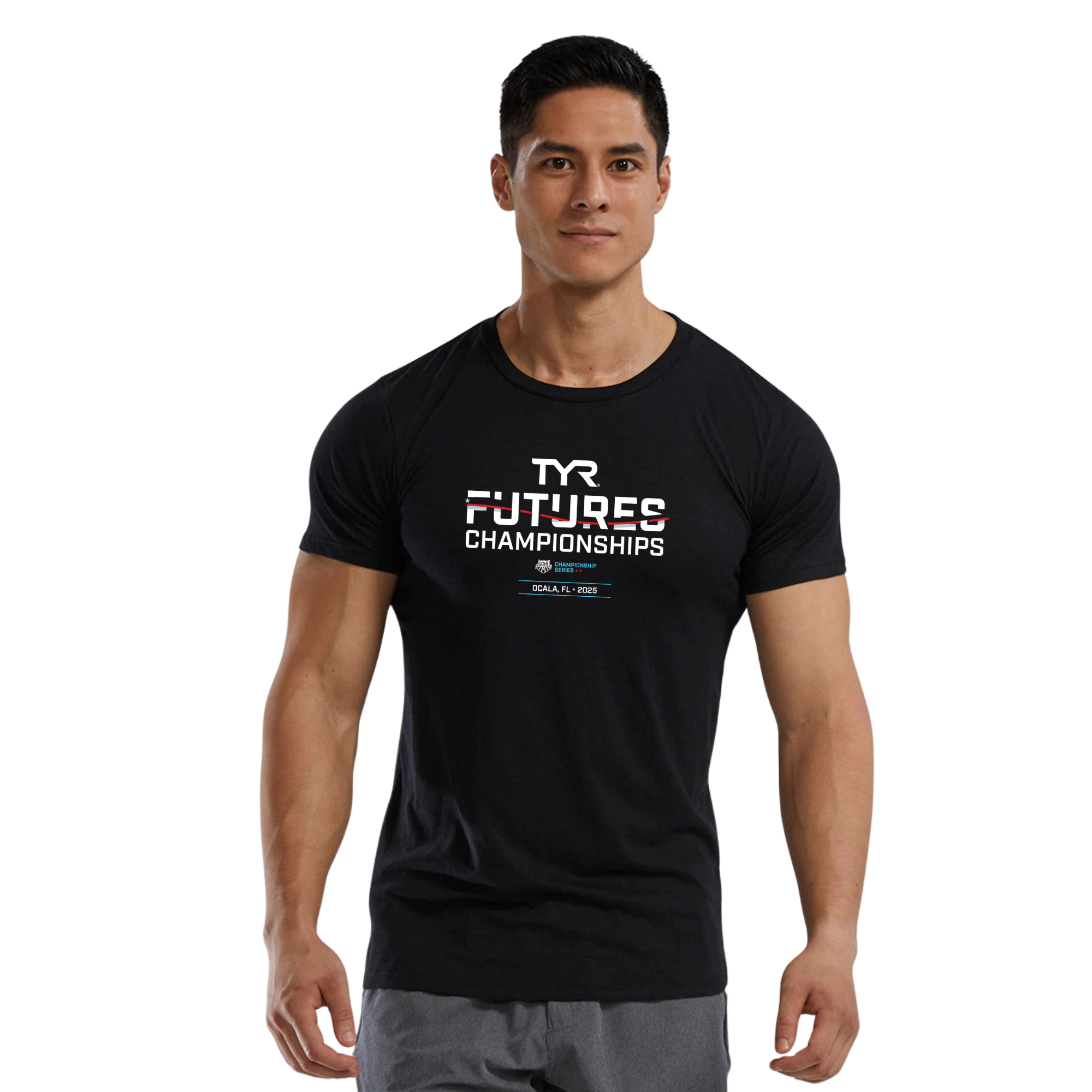 TYR Unisex Lightweight Soft Tech Tee (Logo: No Background) - 2025 Futures Ocala