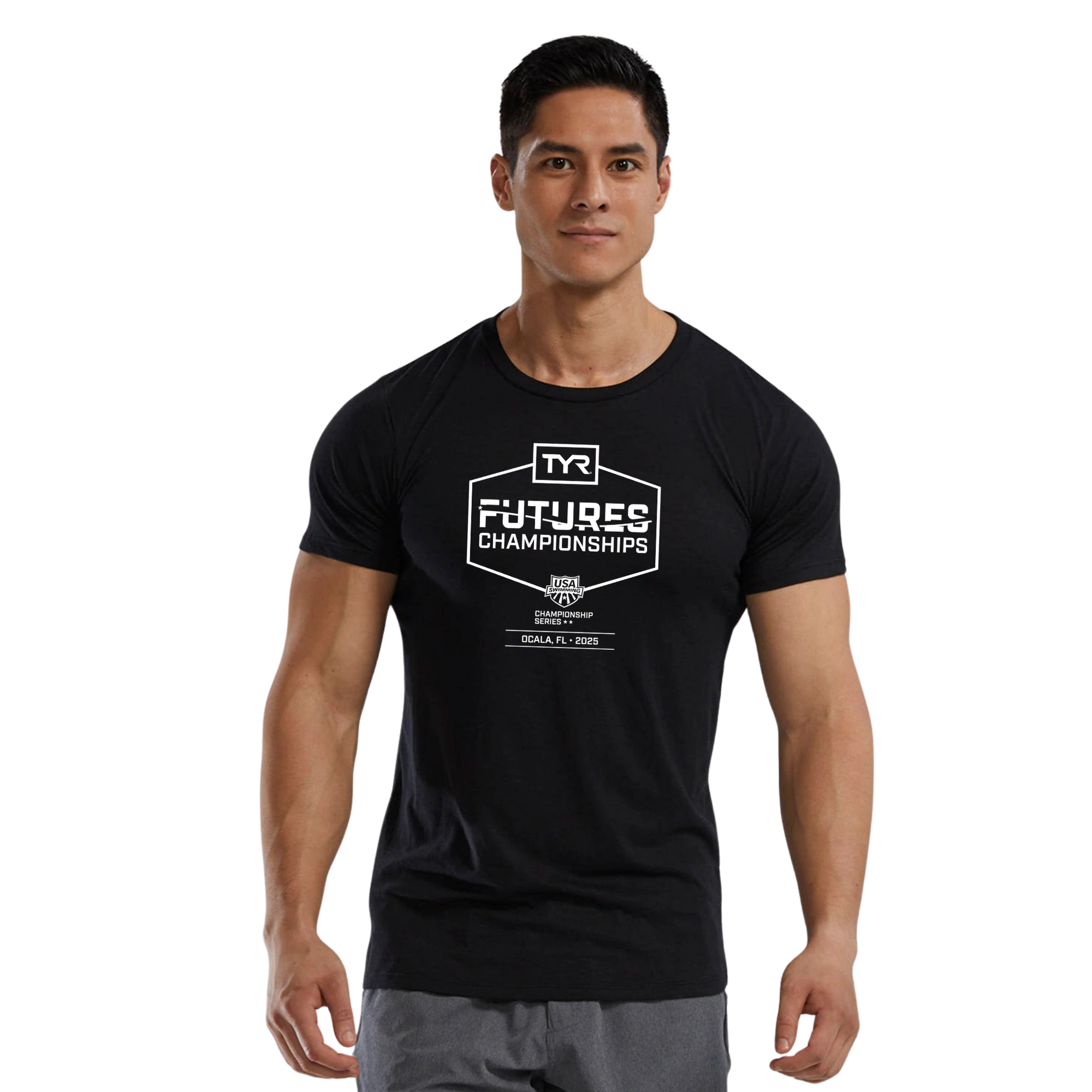 TYR Unisex Lightweight Soft Tech Tee  (Logo: Outline) - 2025 Futures Ocala