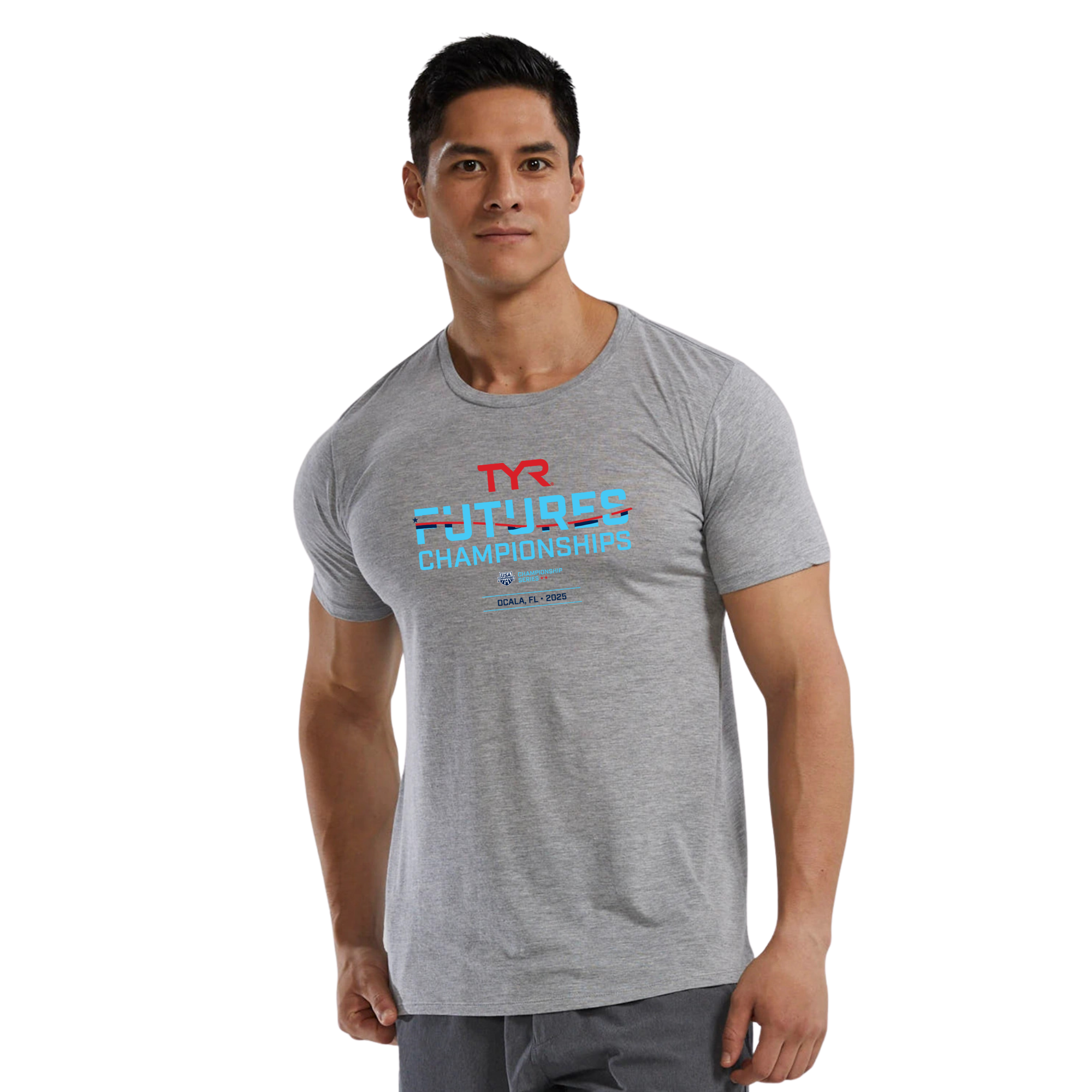 TYR Unisex Lightweight Soft Tech Tee (Logo: No Background) - 2025 Futures Ocala