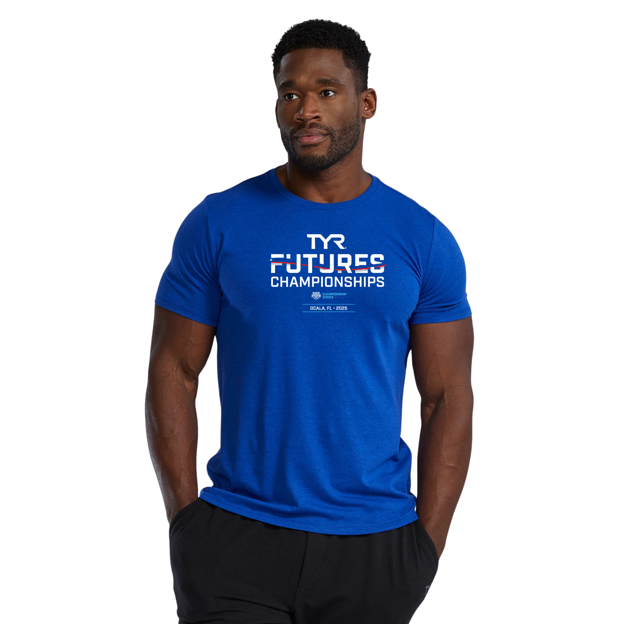 TYR Unisex Lightweight Soft Tech Tee (Logo: No Background) - 2025 Futures Ocala