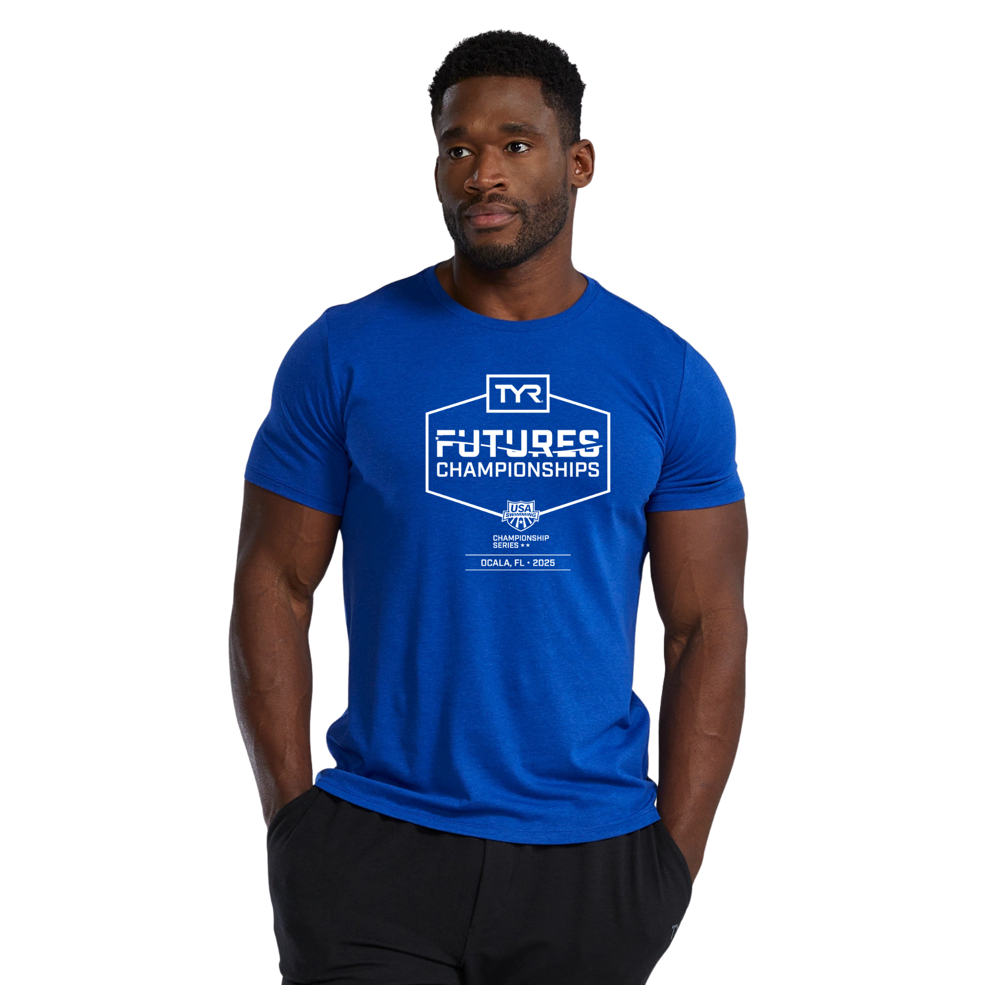 TYR Unisex Lightweight Soft Tech Tee  (Logo: Outline) - 2025 Futures Ocala