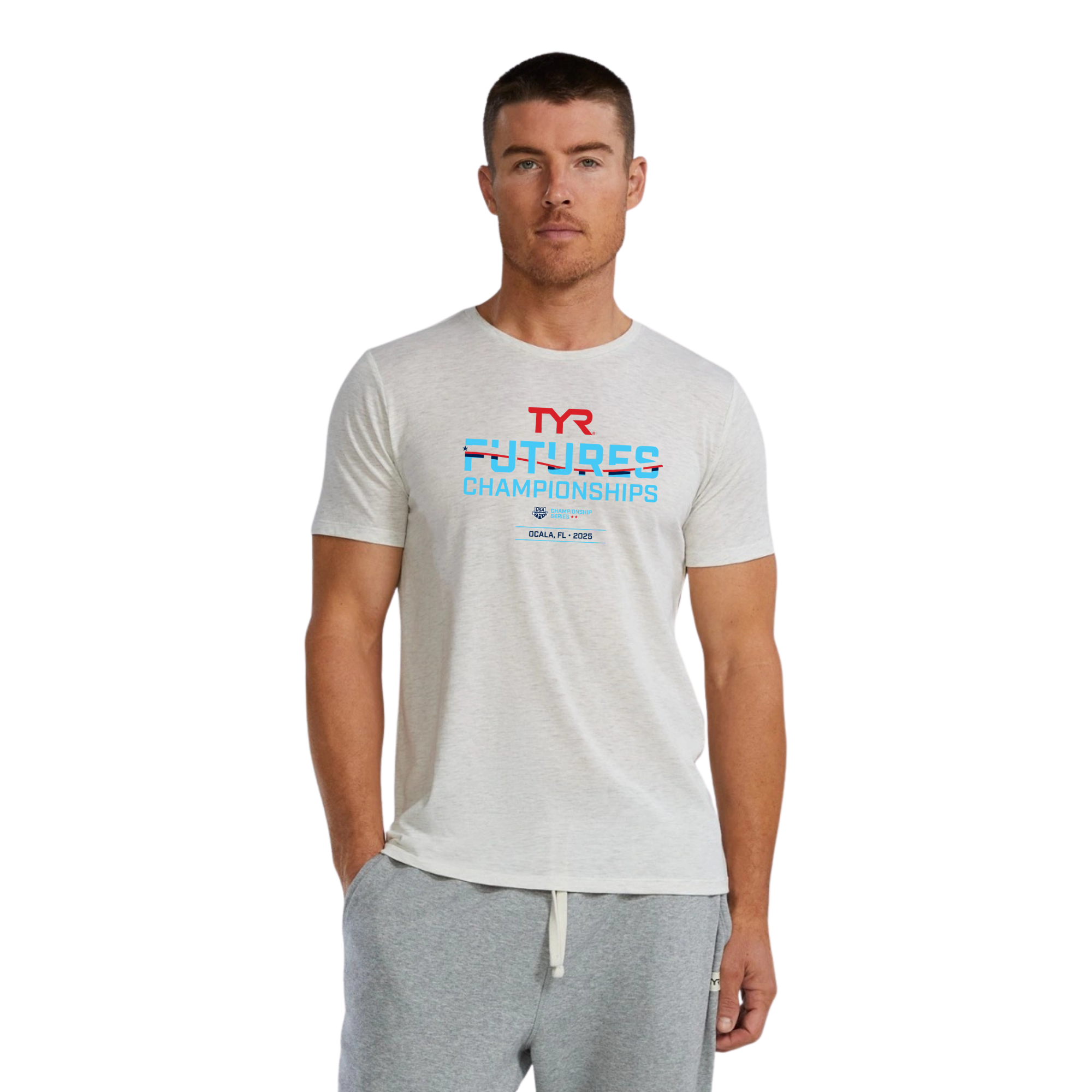 TYR Unisex Lightweight Soft Tech Tee (Logo: No Background) - 2025 Futures Ocala