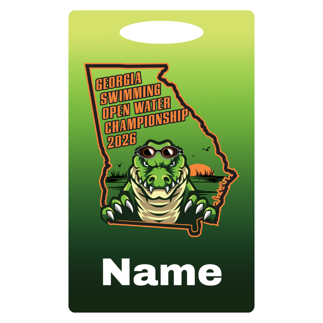 Aluminum Bag Tag (Customized) - Georgia Open Water 2026