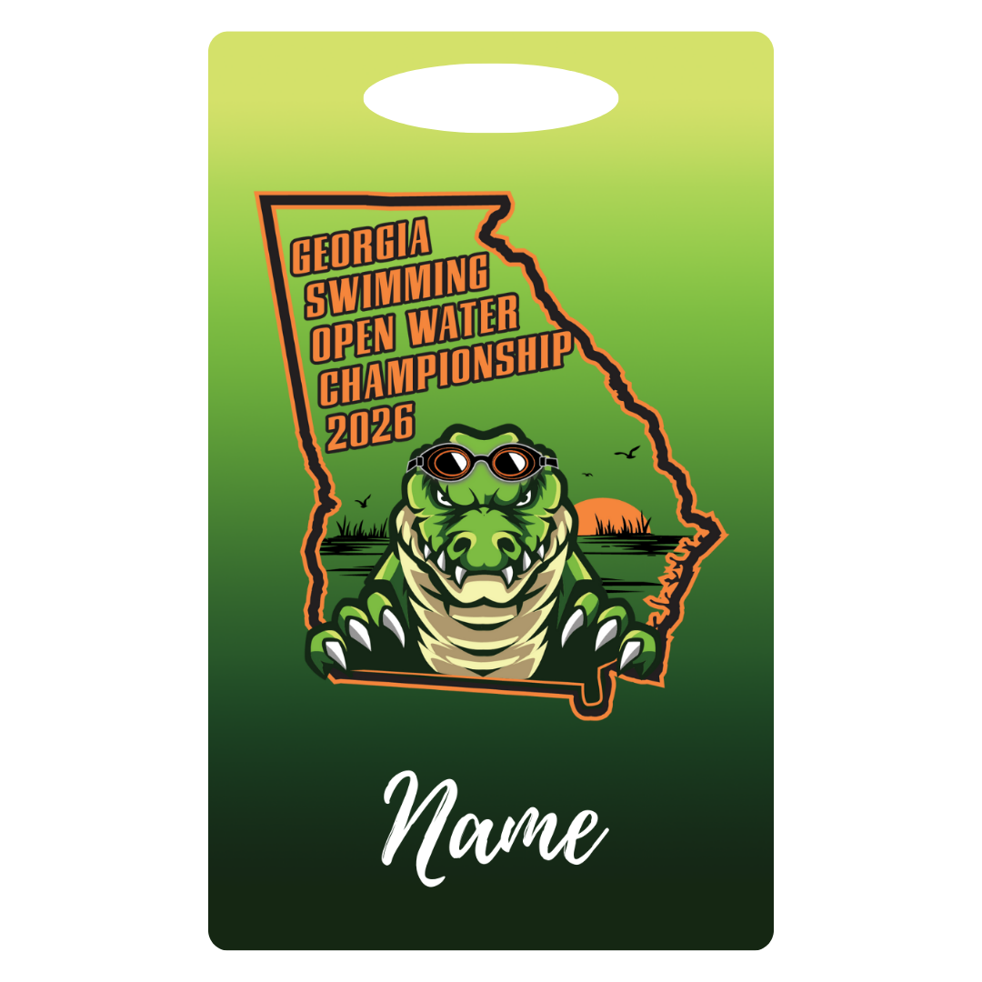 Aluminum Bag Tag (Customized) - Georgia Open Water 2026