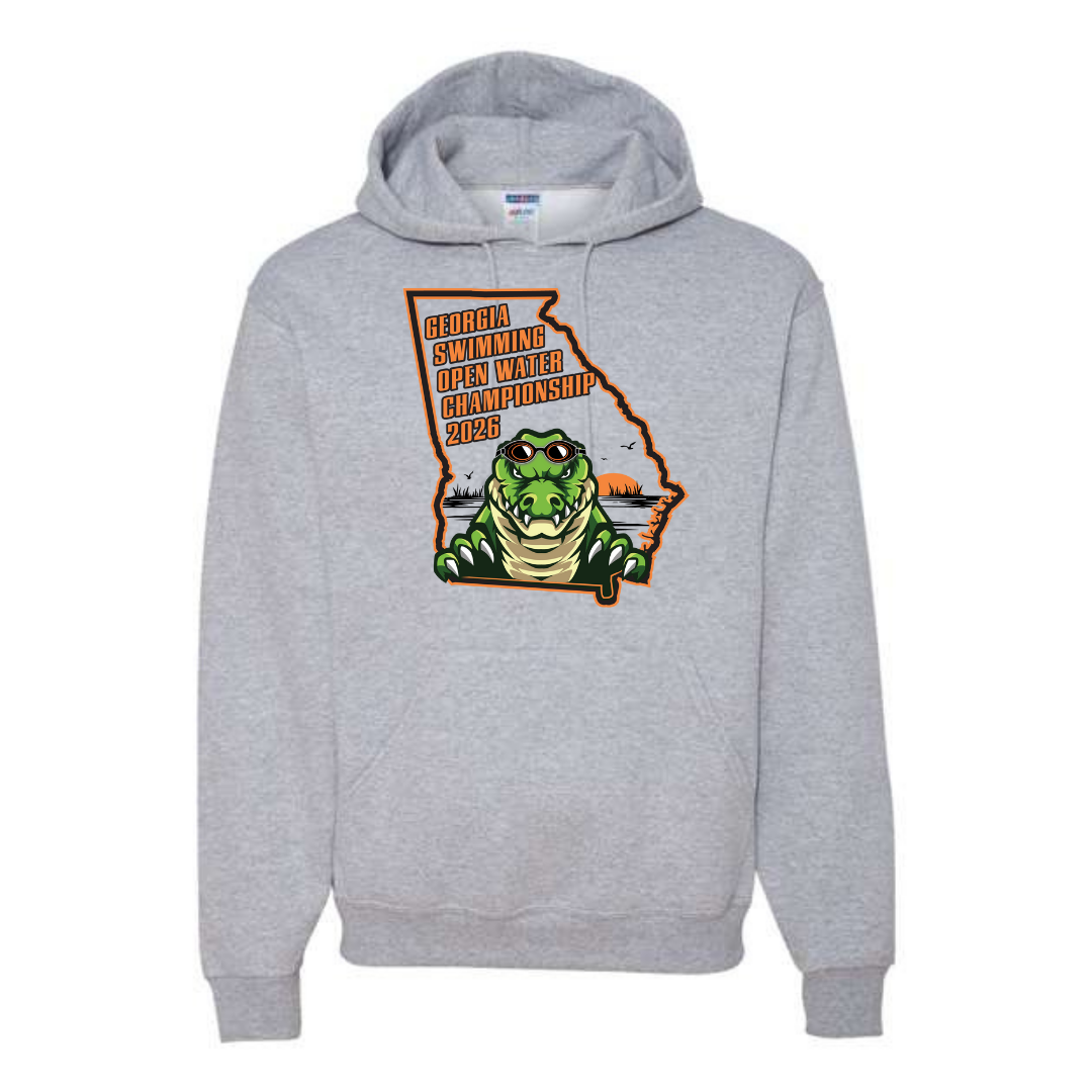 Medium Weight Unisex Hooded Sweatshirt (Customized) - Georgia Open Water 2026