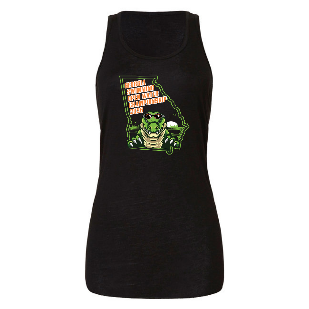 Ladies Racerback Flowy Tank (Customoized) - Georgia Open Water 2026